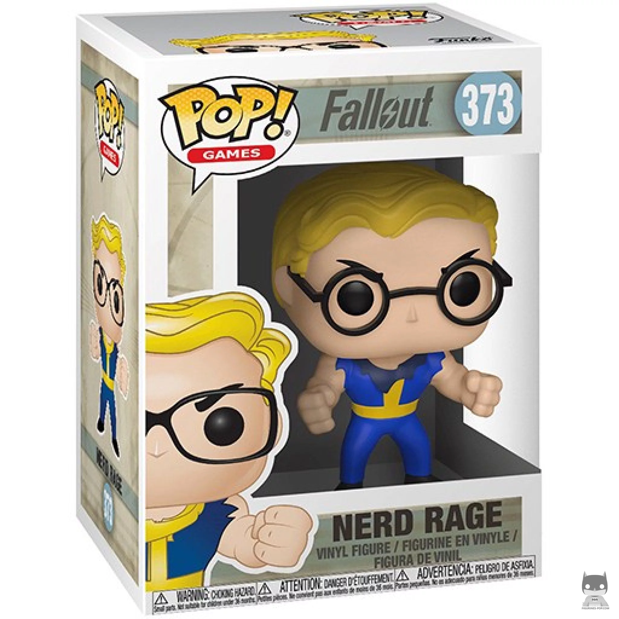 Figura Funko Pop! Vault Boy (Furia de empollón) en su caja