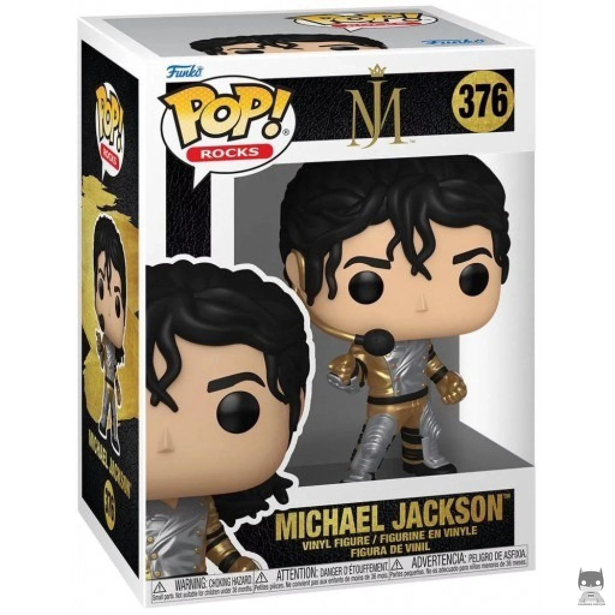 Figura Funko Pop! Michael Jackson (History Tour) en su caja