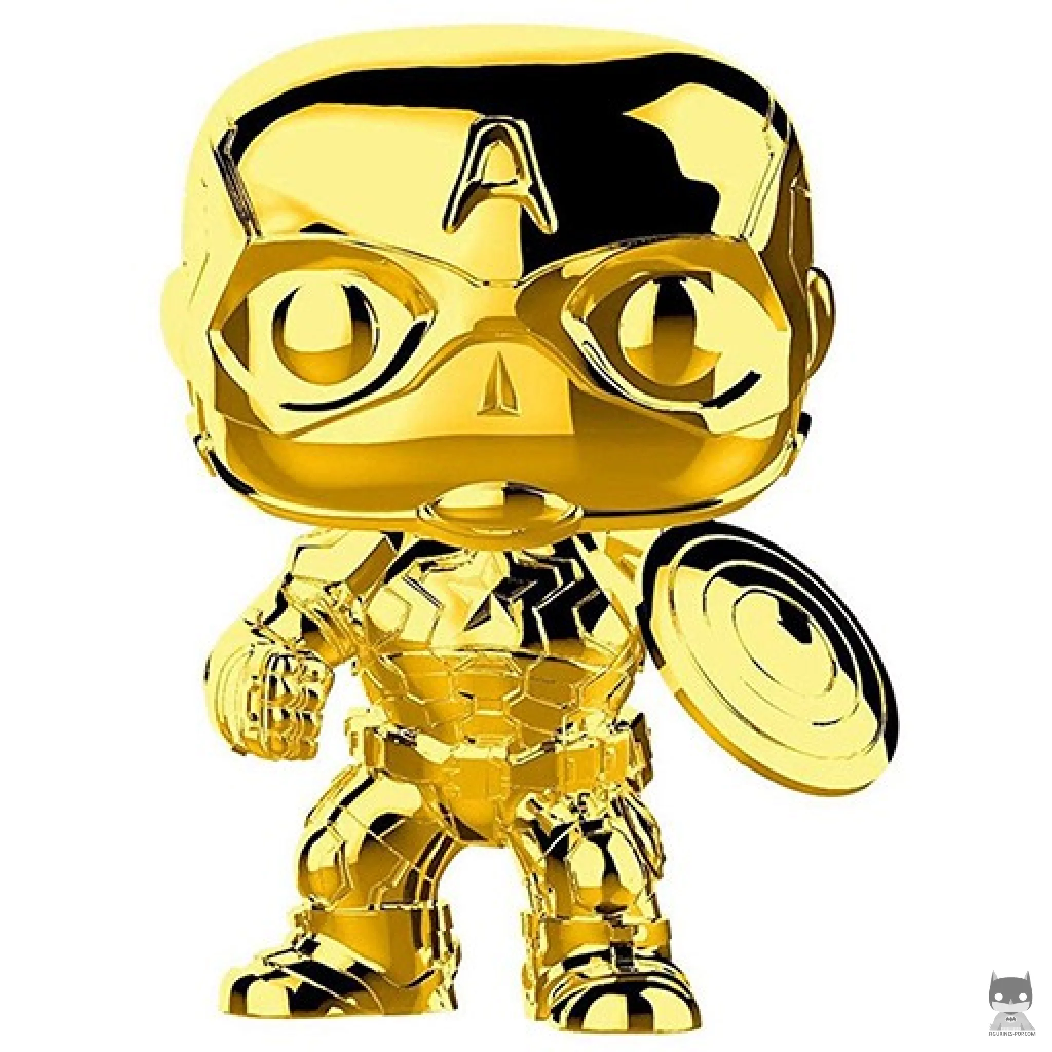 Figura Funko Pop! Capitán América (Dorado) (Marvel Studios)
