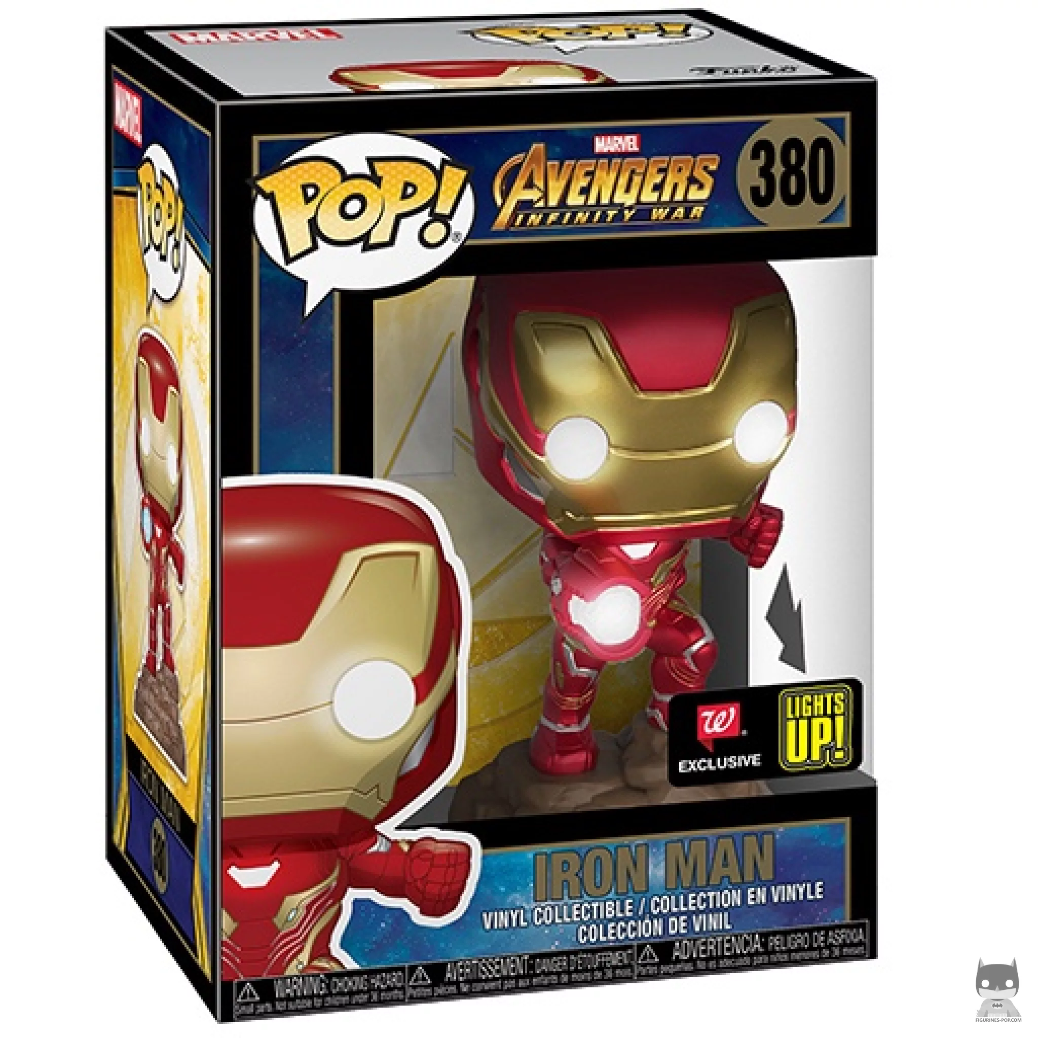 Figura Funko Pop! Iron Man (con luces) en su caja
