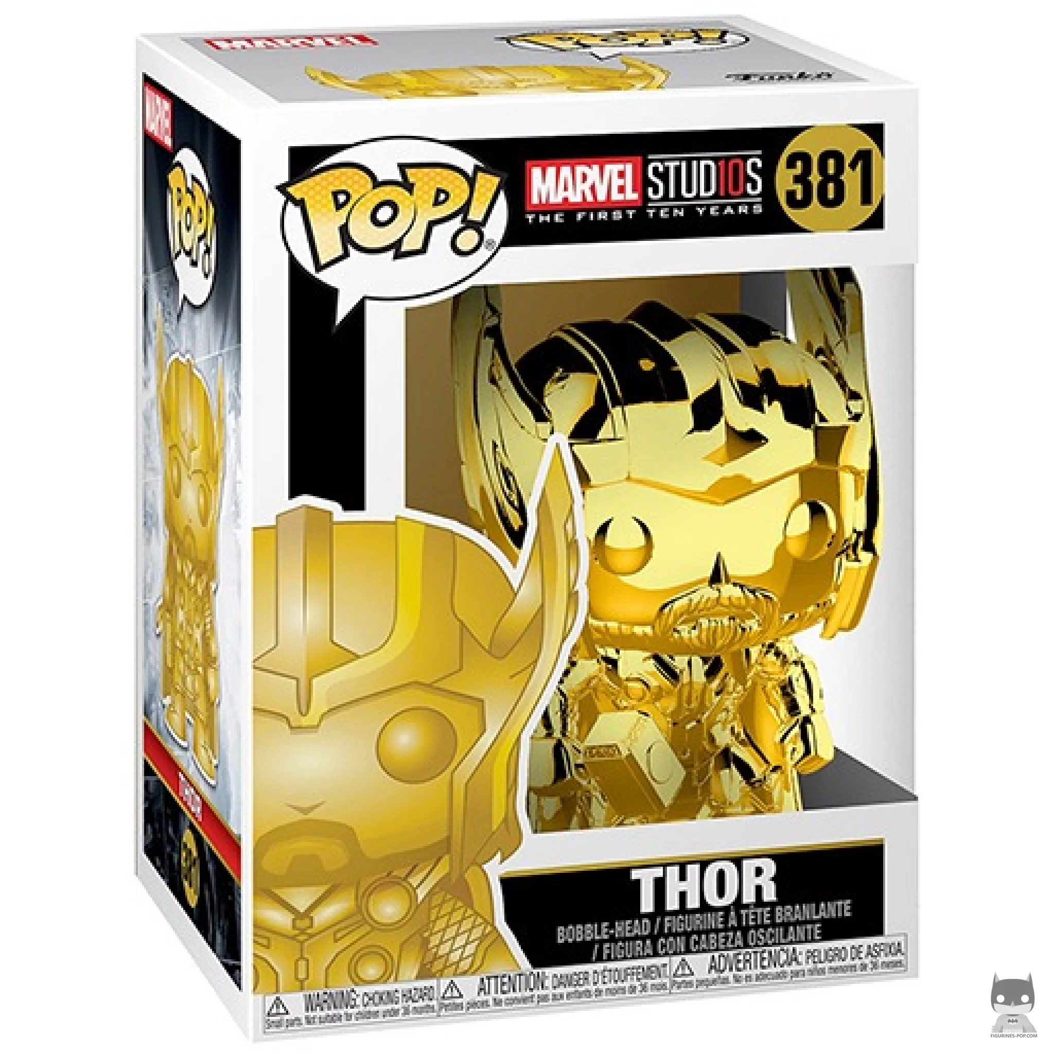 Figura Funko Pop! Thor (Dorado) en su caja
