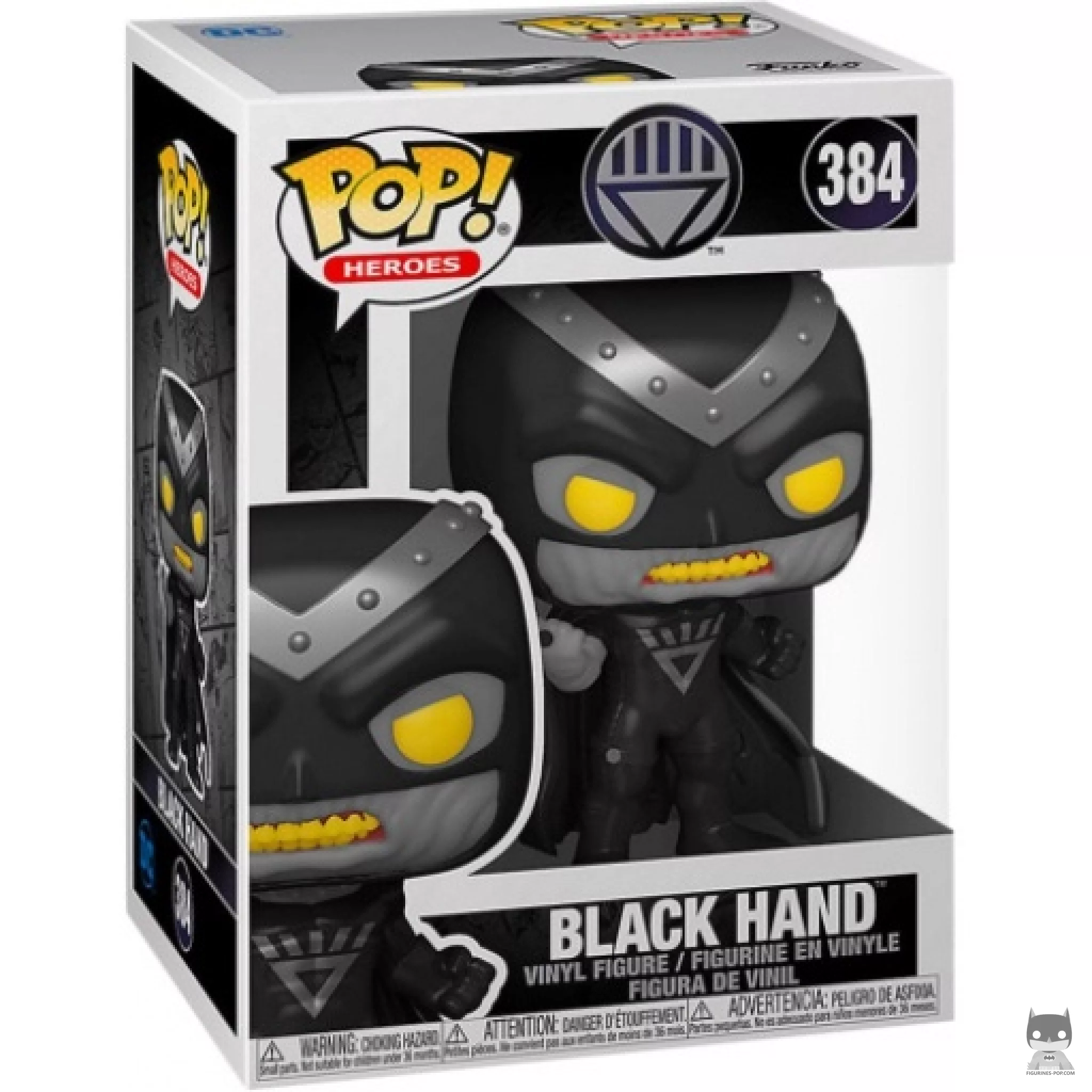 Figura Funko Pop! Mano Negra en su caja