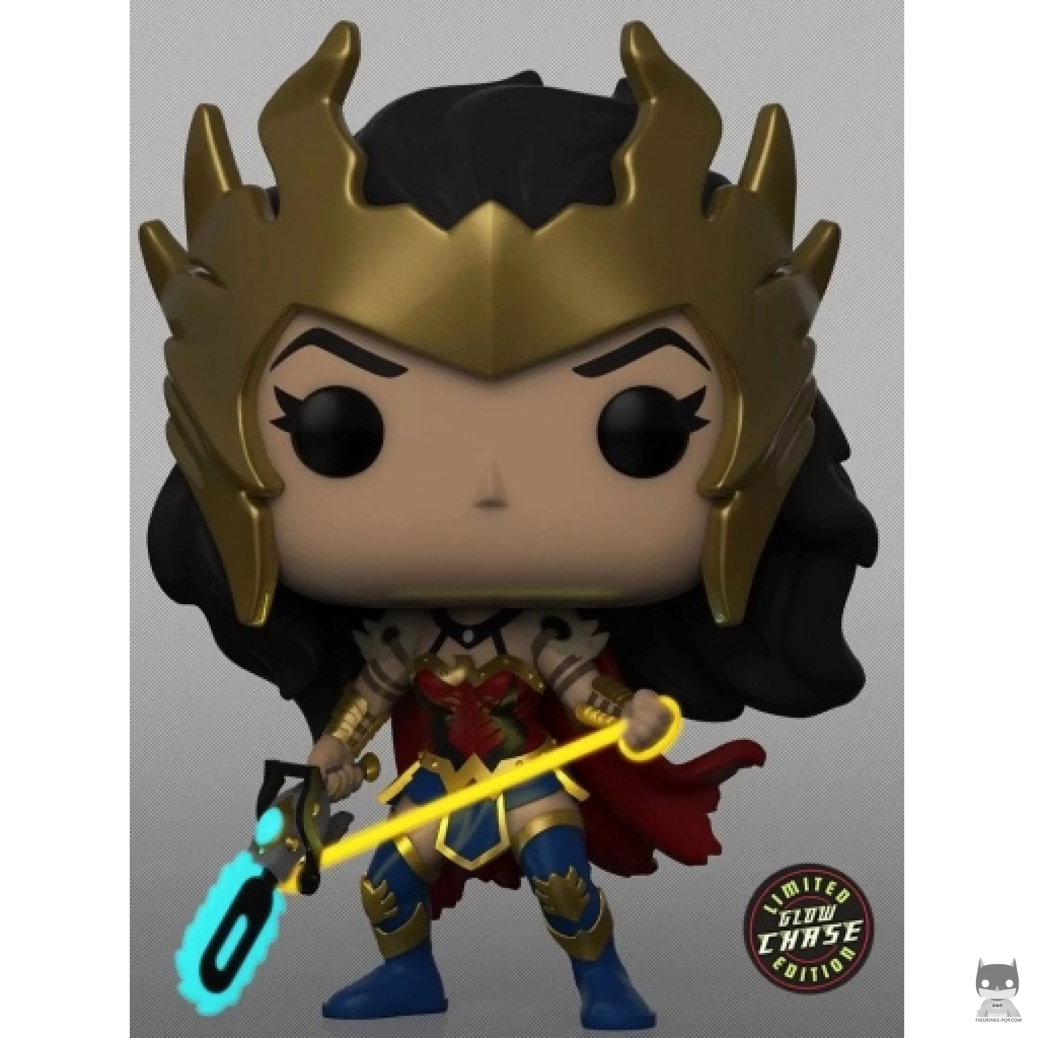 Figura Funko Pop! Wonder Woman Death Metal (Chase & Brilla en la oscuridad) (80.º aniversario de Wonder Woman)