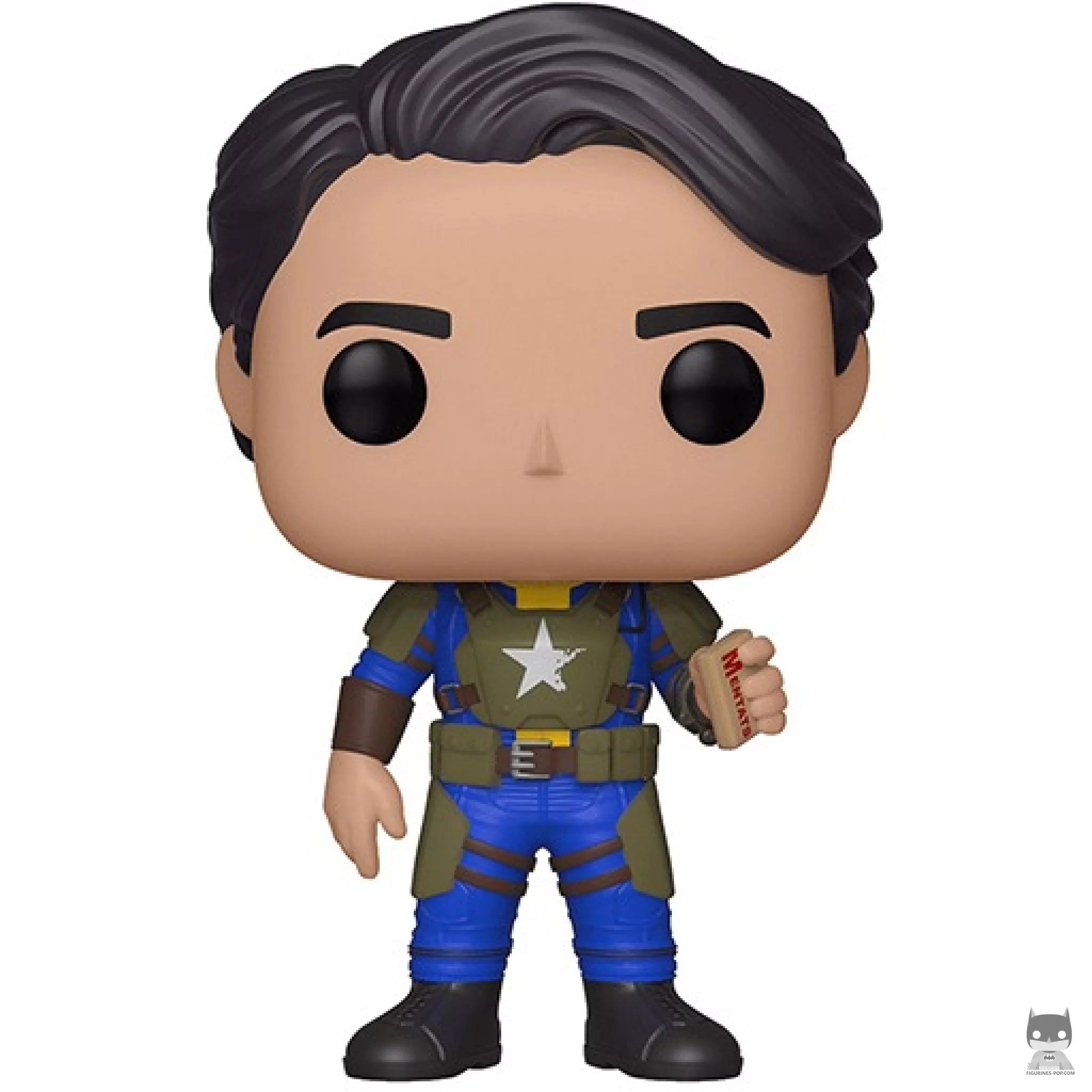 Figura Funko Pop! Morador del Refugio (Hombre) (con caja de Mentats) (Fallout)