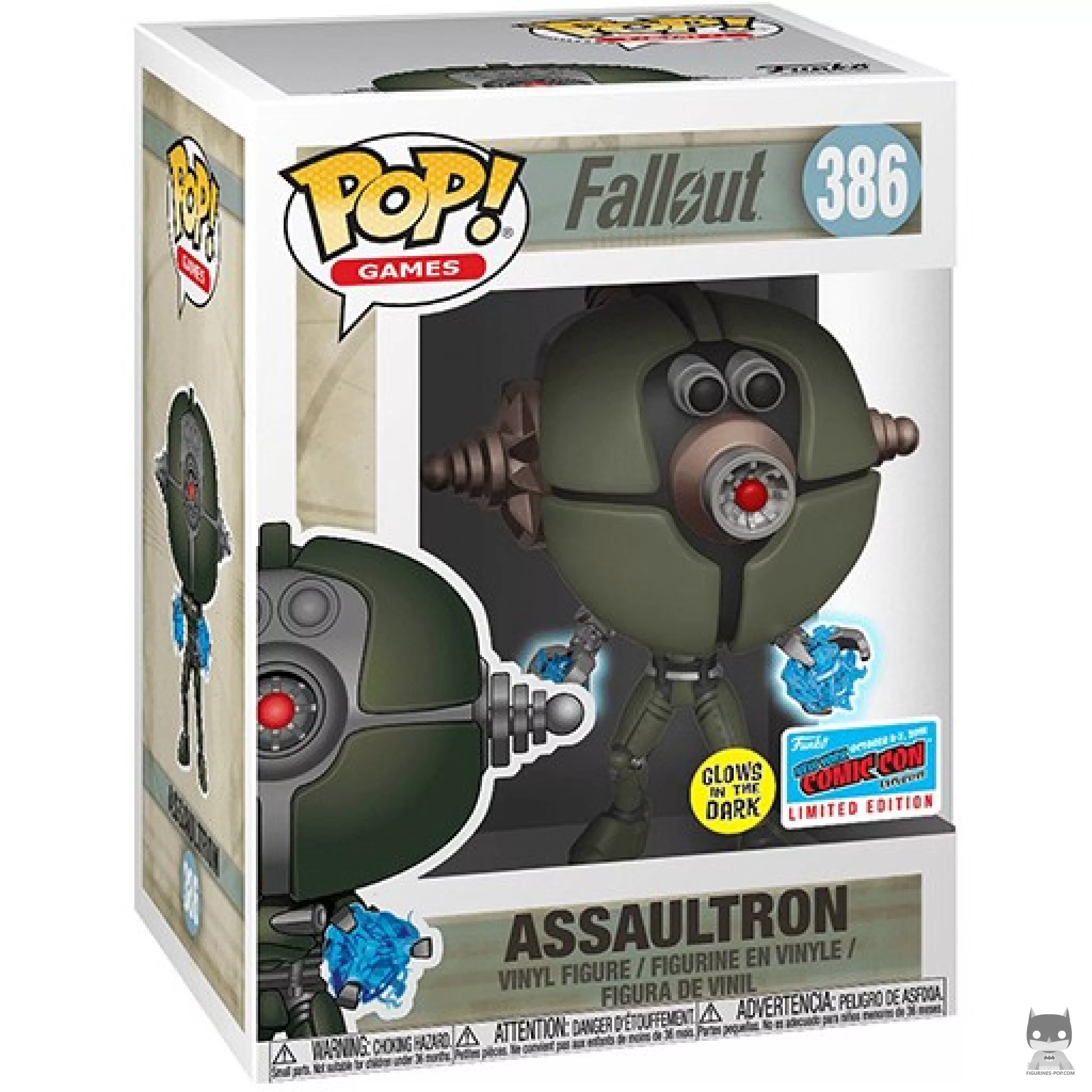 Figura Funko Pop! Asaltrón (Modelo Invasor) en su caja