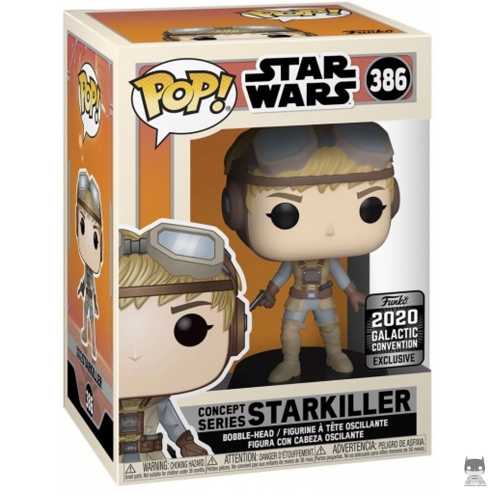 Figura Funko Pop! Starkiller en su caja