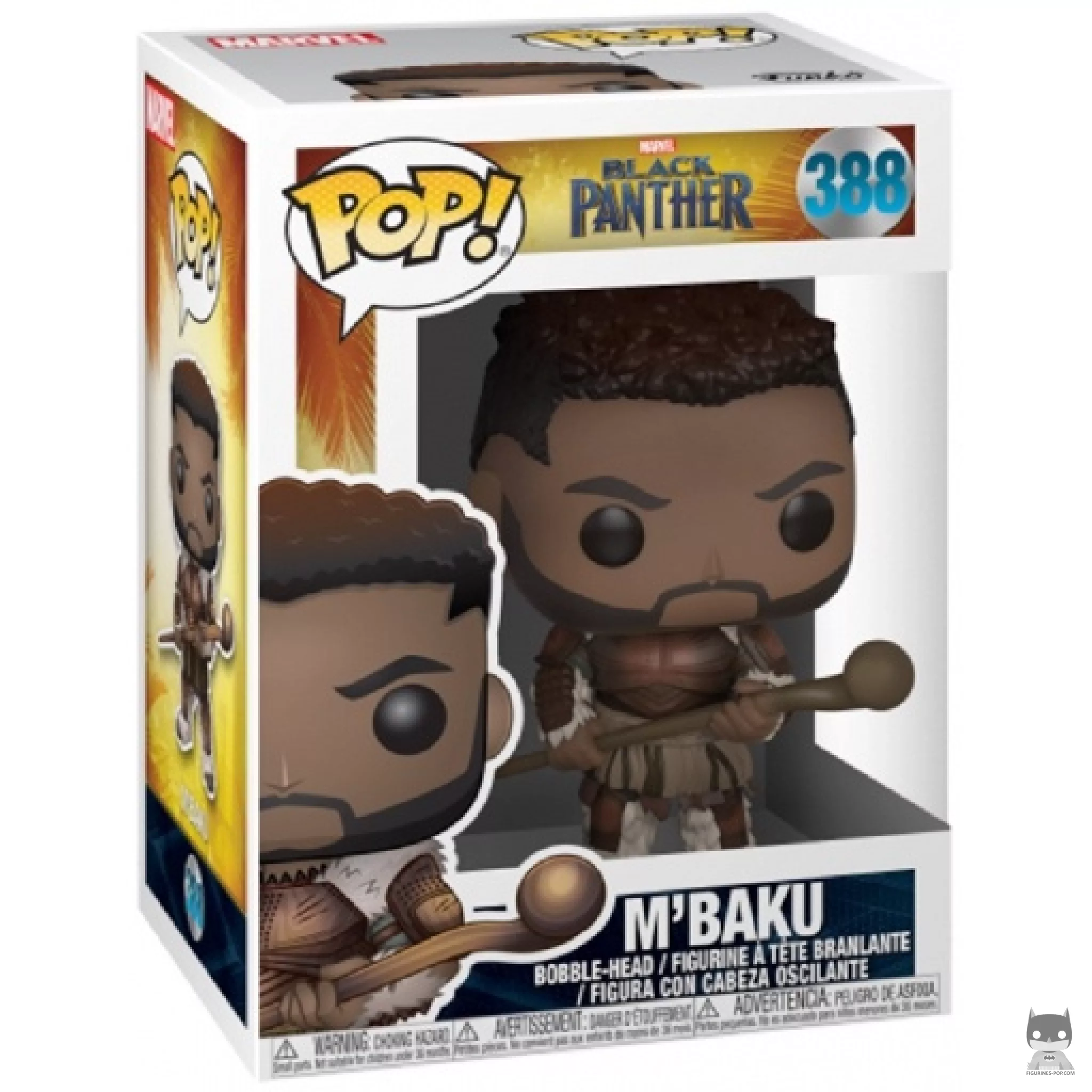 Figura Funko Pop! M'Baku en su caja