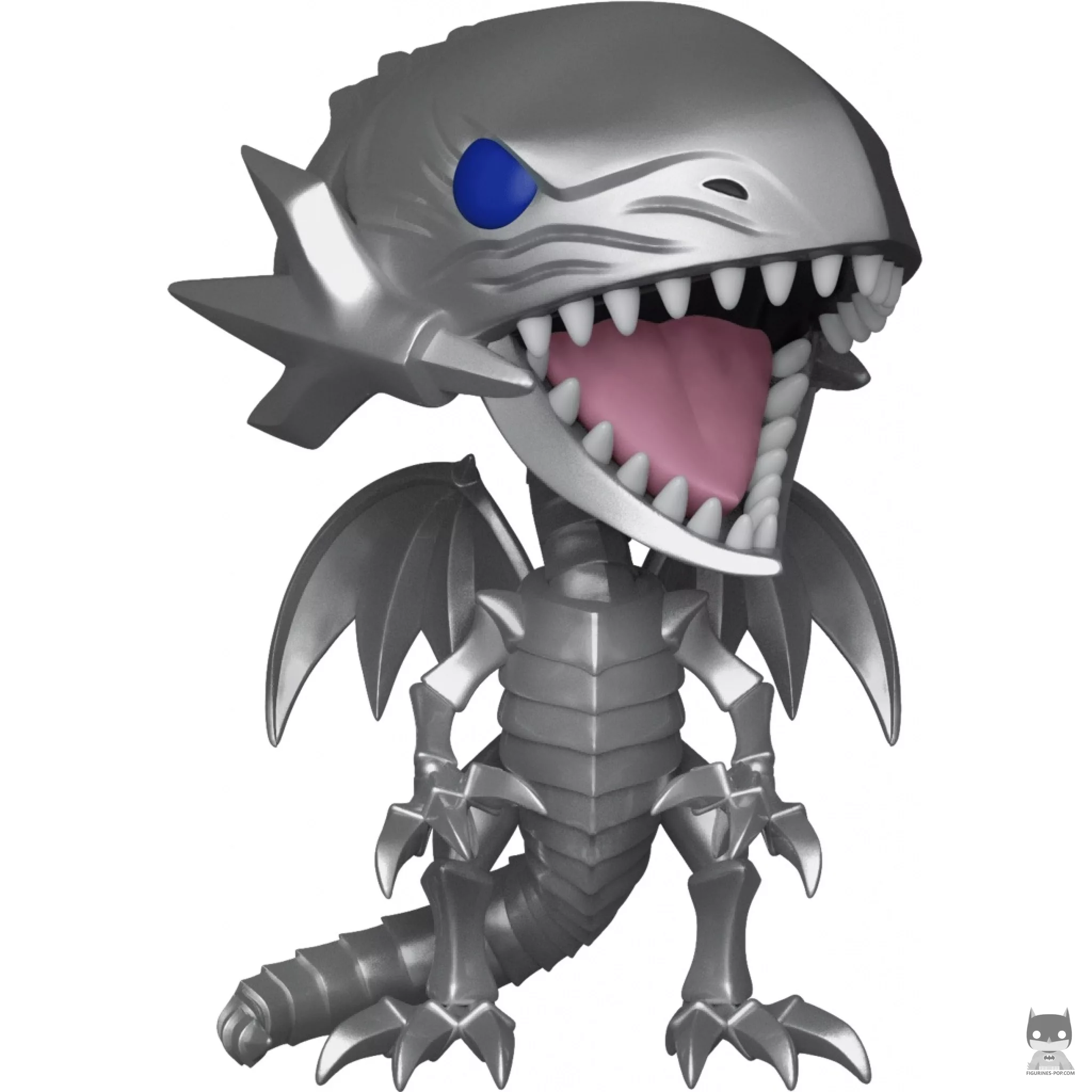 Figura Funko Pop! Dragón Blanco de Ojos Azules (Metalizado) (Yu-Gi-Oh!)