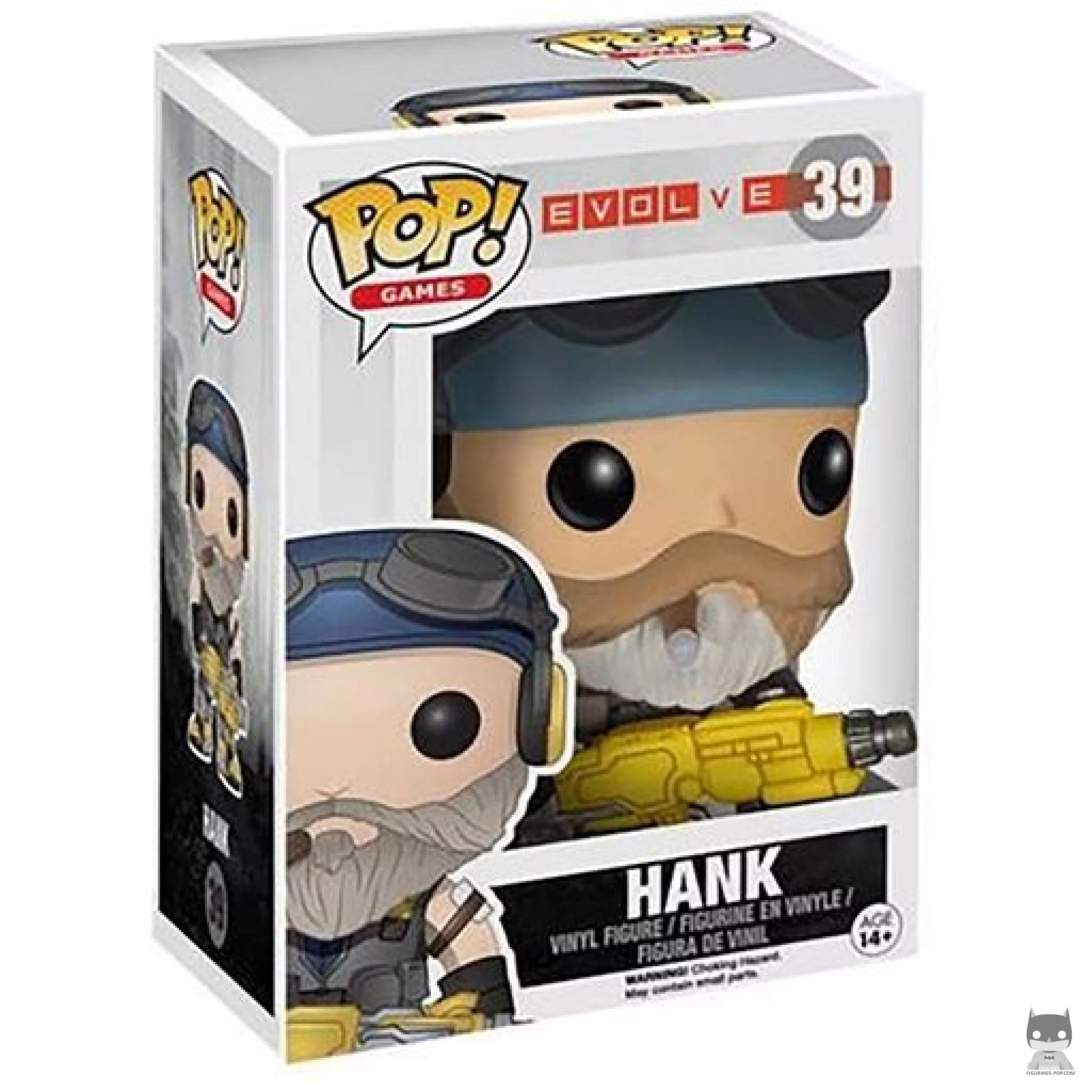 Figura Funko Pop! Hank en su caja