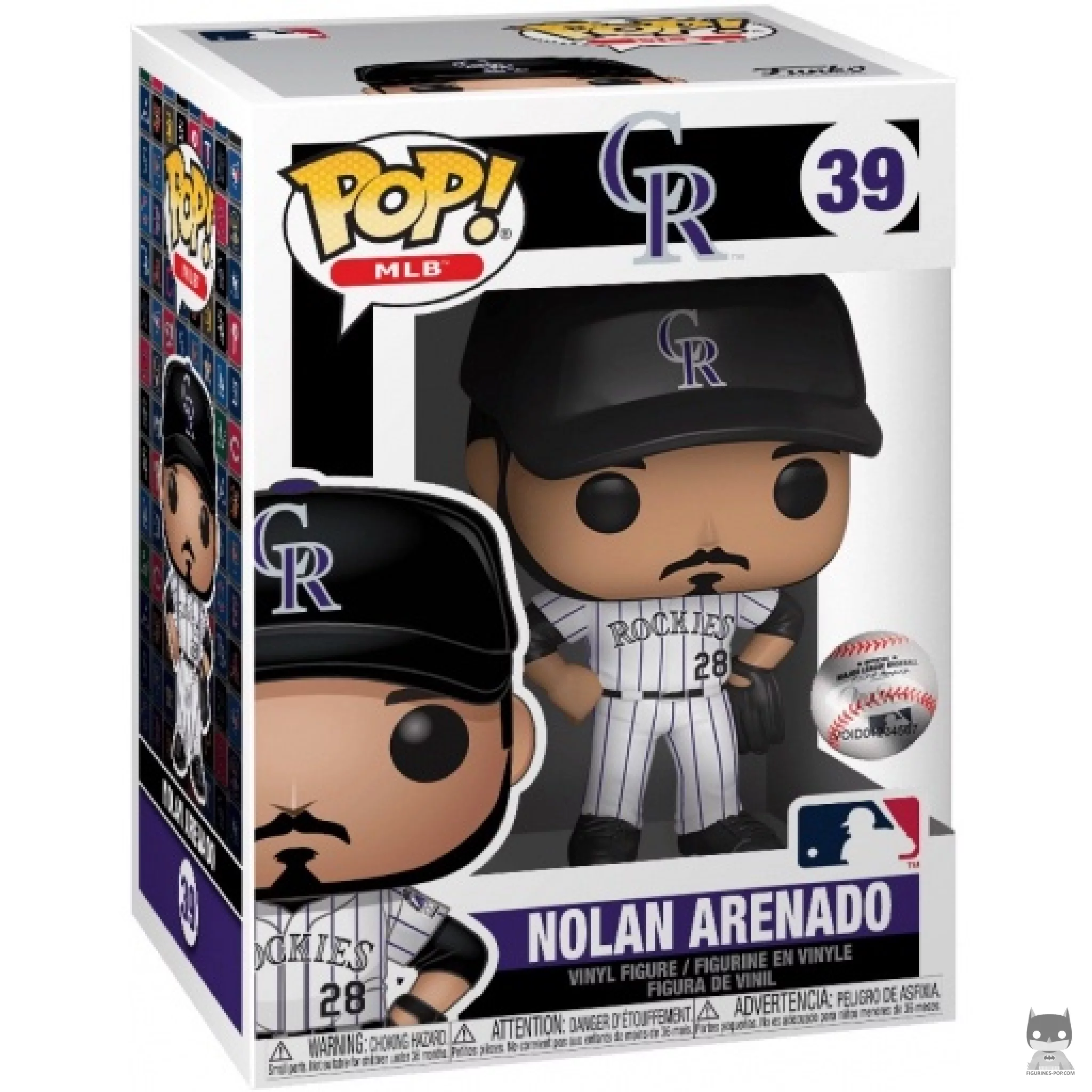 Figura Funko Pop! Nolan Arenado en su caja