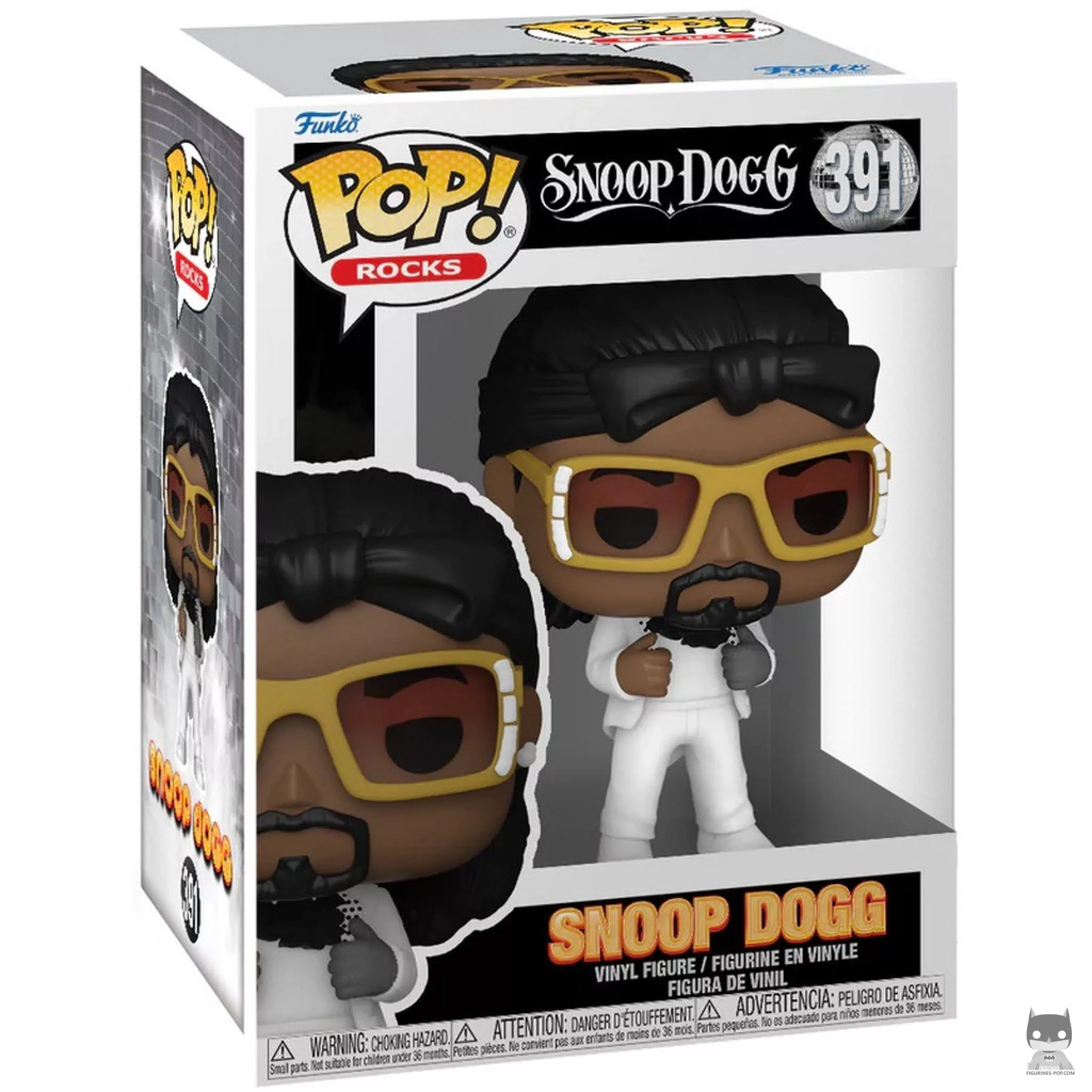 Figura Funko Pop! Snoop Dogg (Sensual Seduction) en su caja