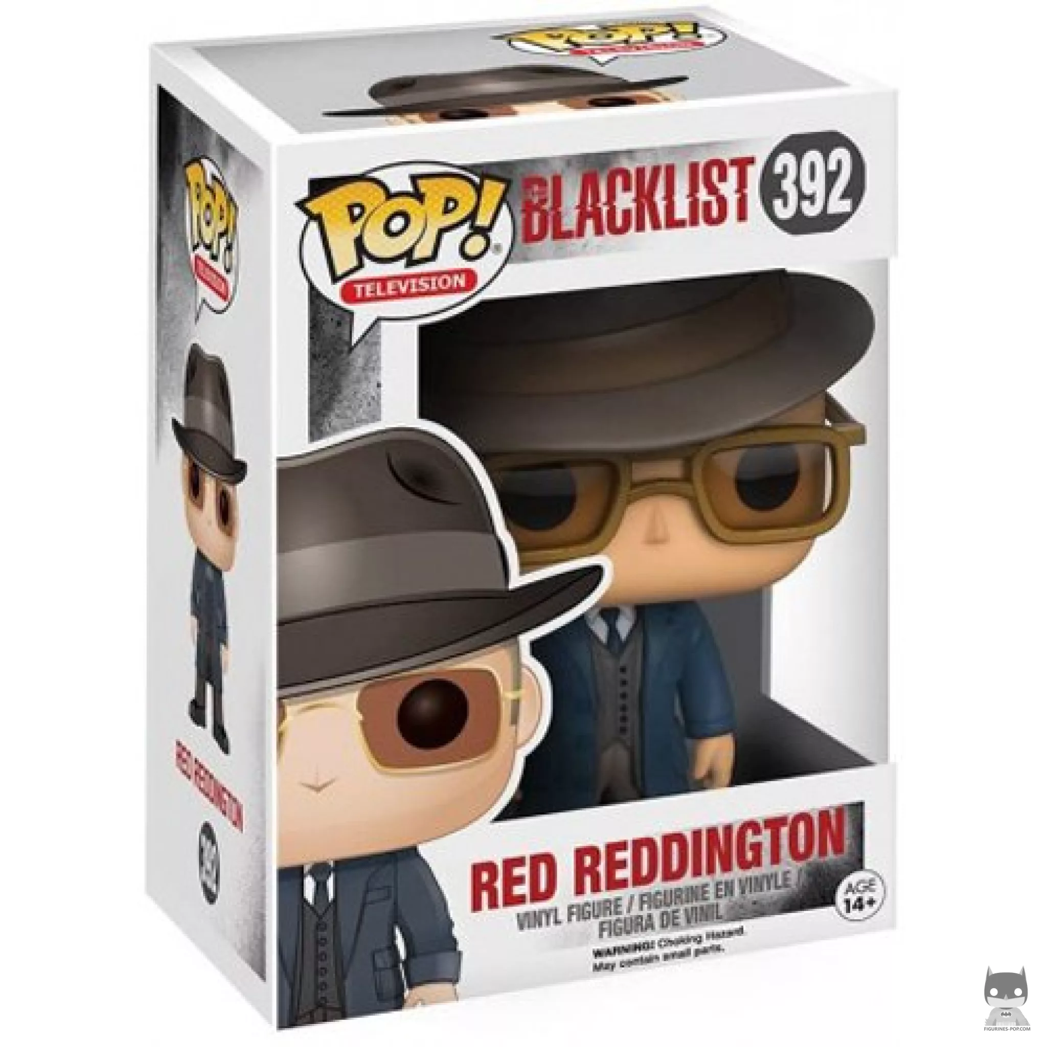 Figura Funko Pop! Red Reddington en su caja