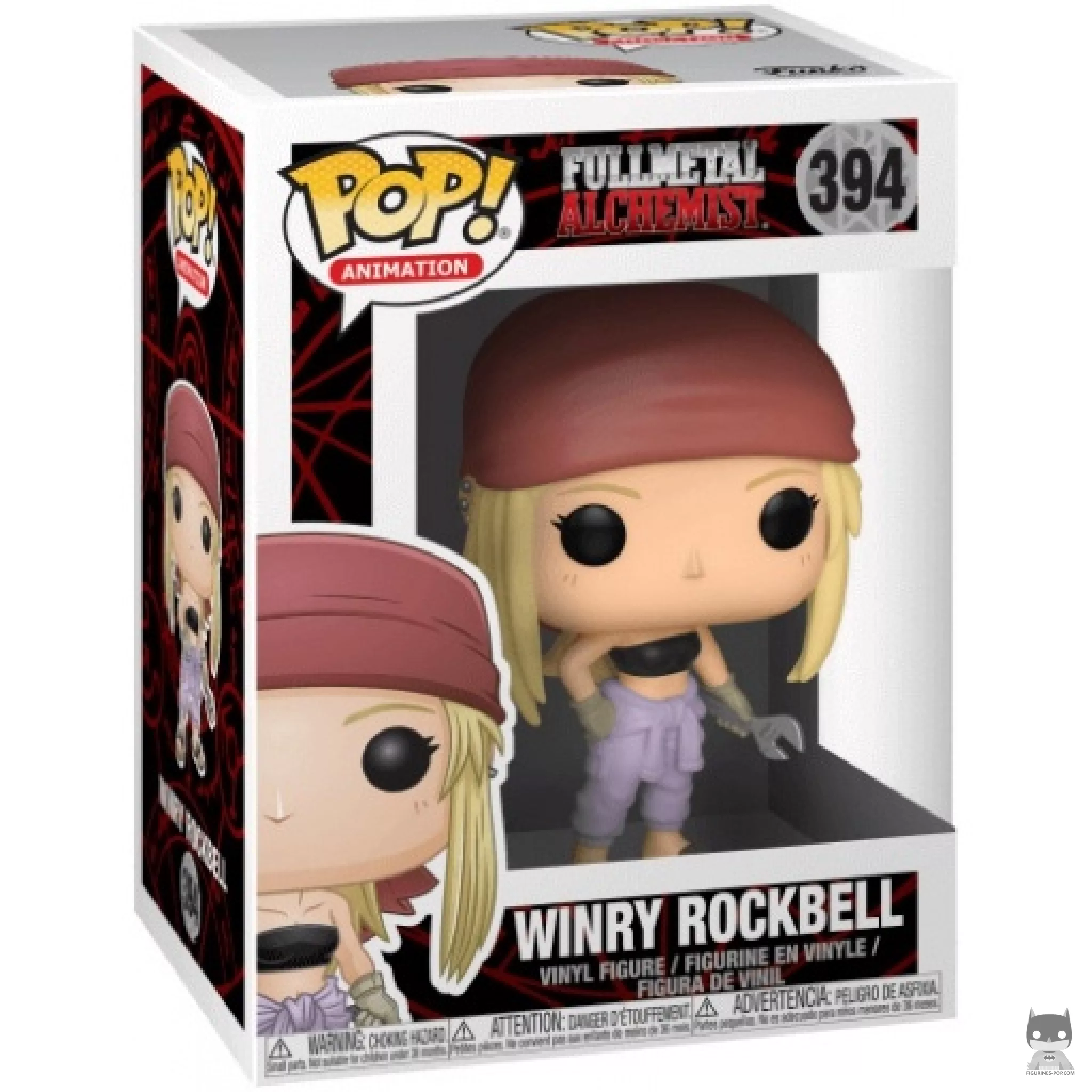 Figura Funko Pop! Winry Rockbell en su caja