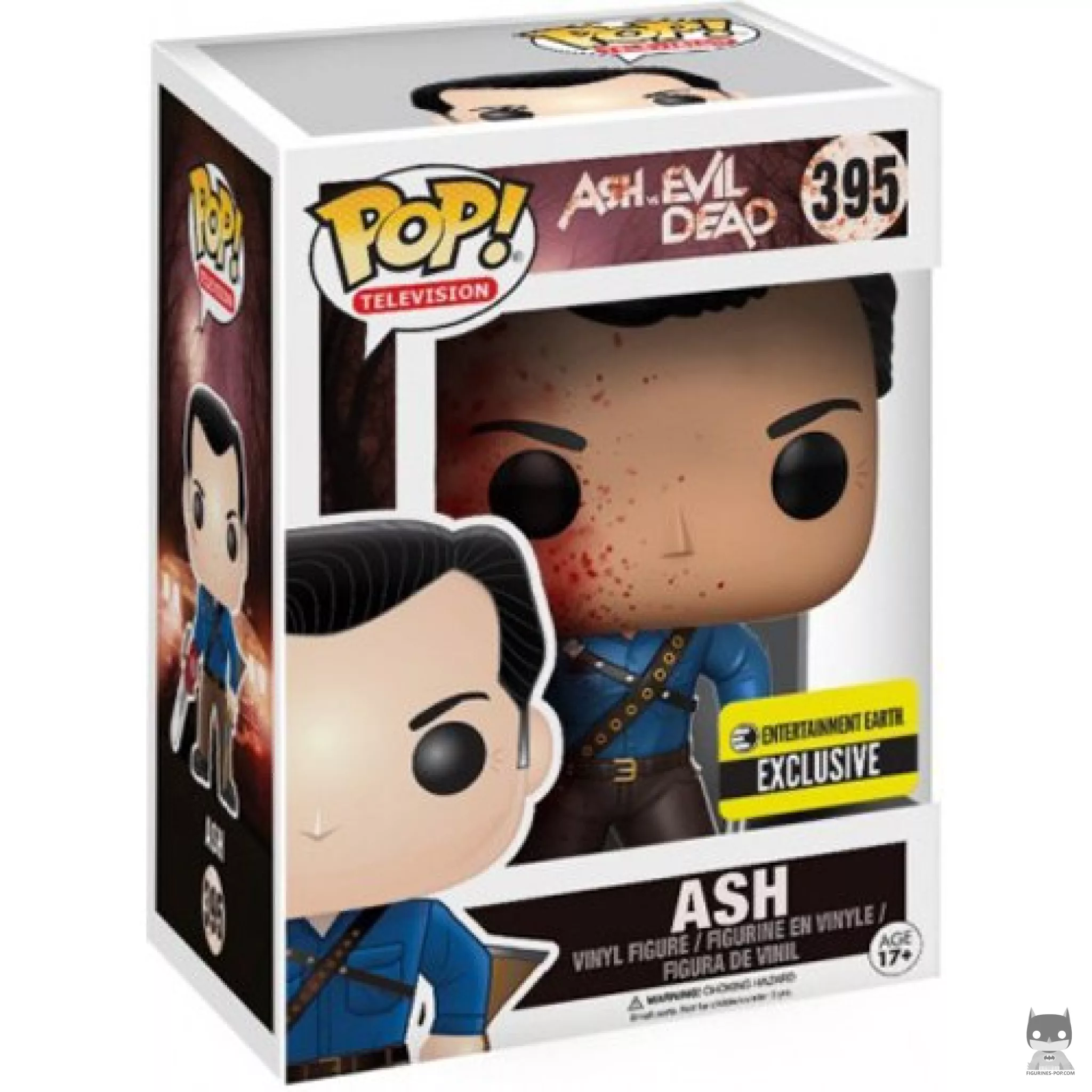 Figura Funko Pop! Ash Williams (Ensangrentado) en su caja