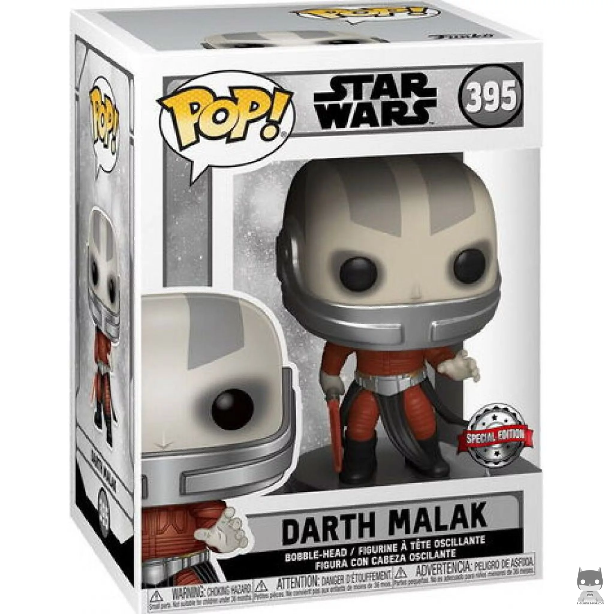 Figura Funko Pop! Darth Malak en su caja