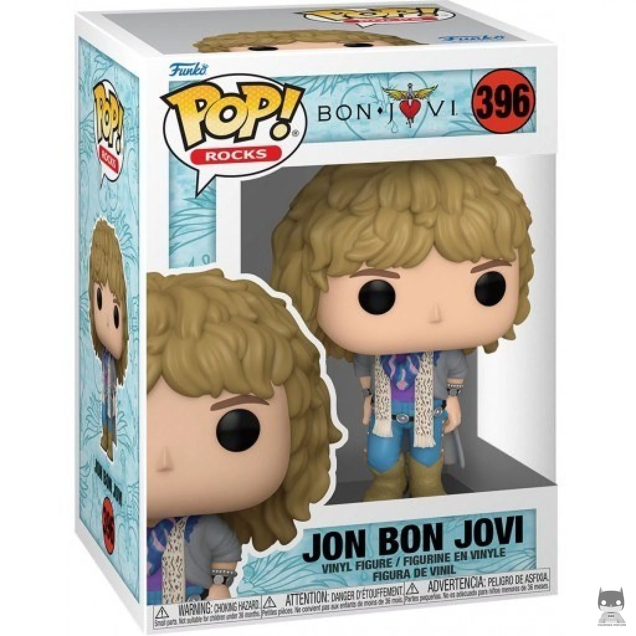 Figura Funko Pop! Jon Bon Jovi en su caja