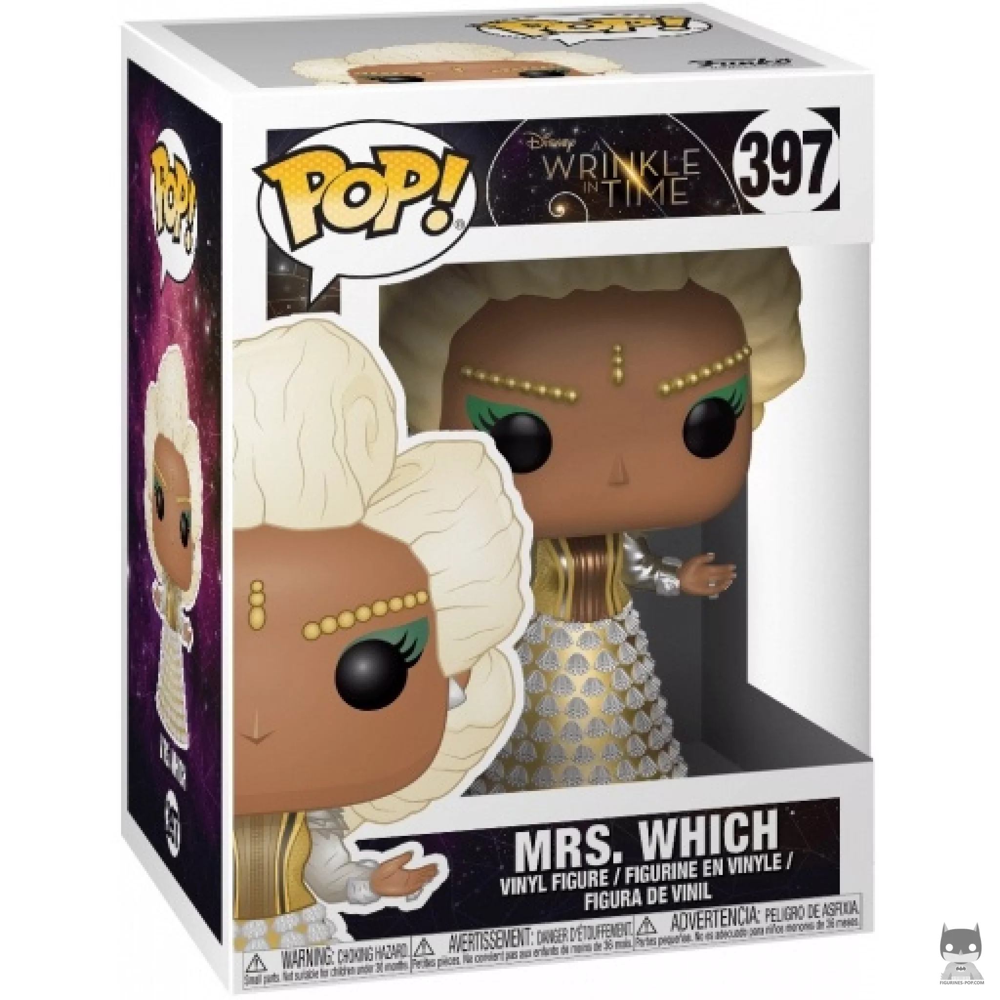 Figura Funko Pop! Señora Cuál en su caja