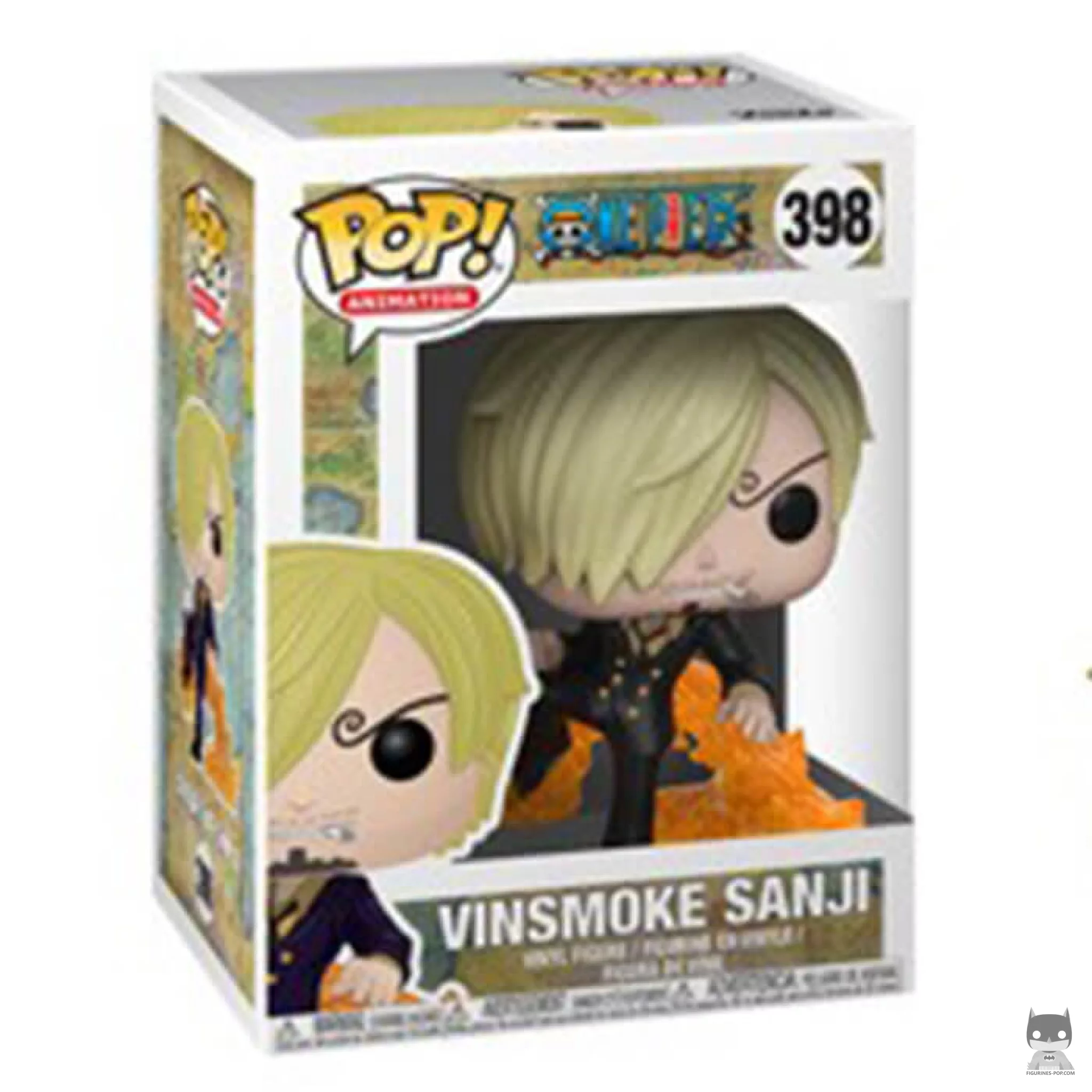 Figura Funko Pop! Vinsmoke Sanji en su caja