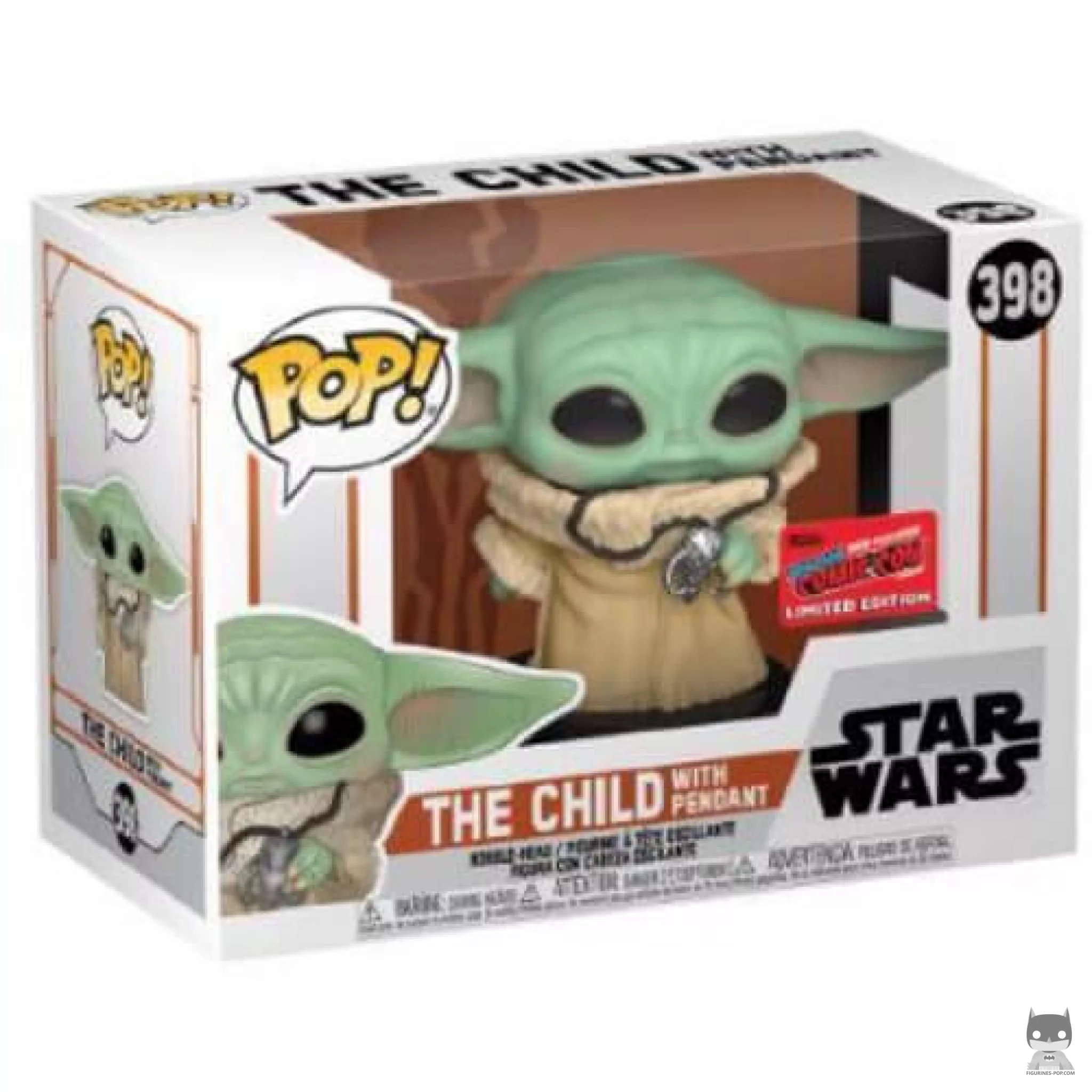 Figura Funko Pop! El Niño con colgante en su caja