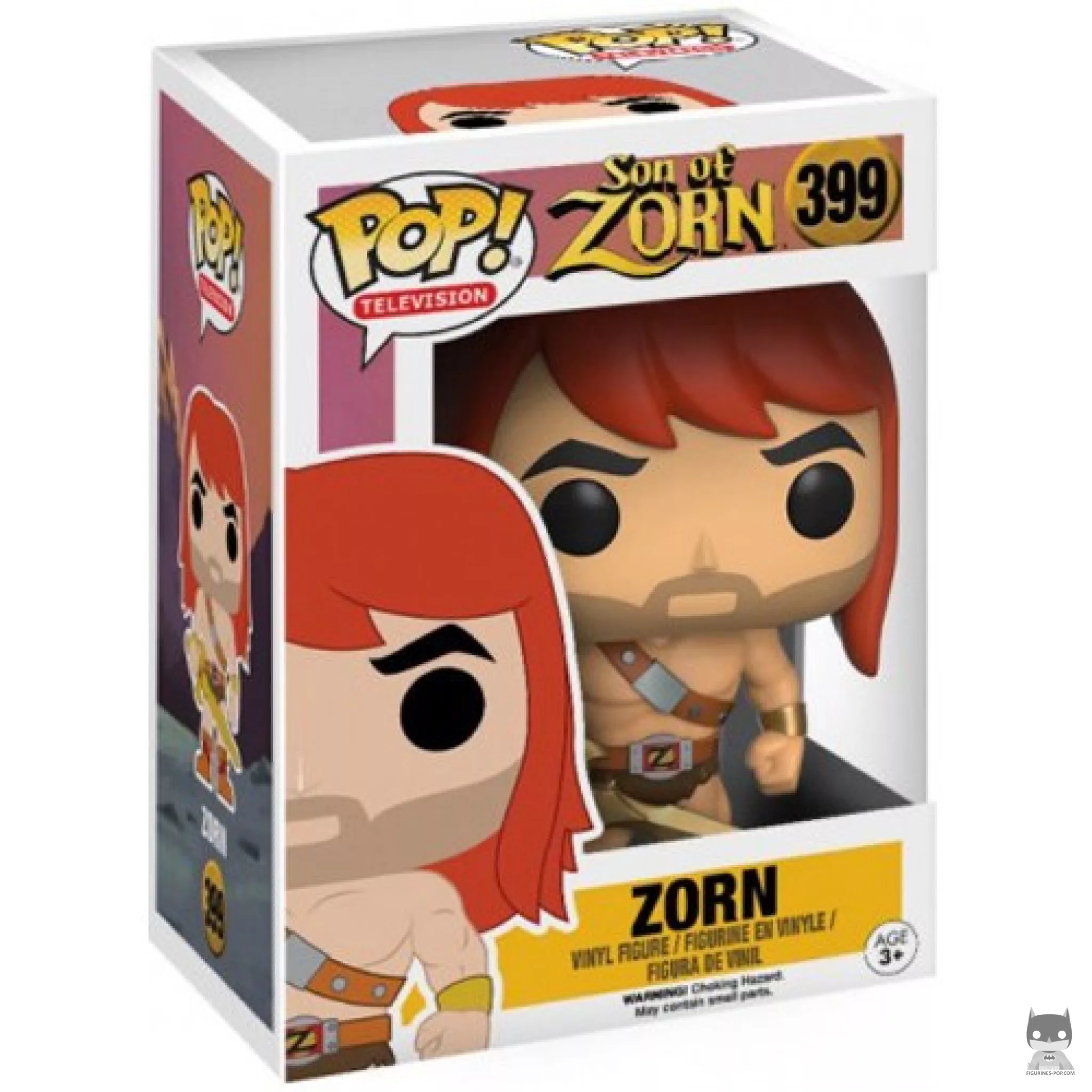 Figura Funko Pop! Zorn, defensor de Zypheria en su caja