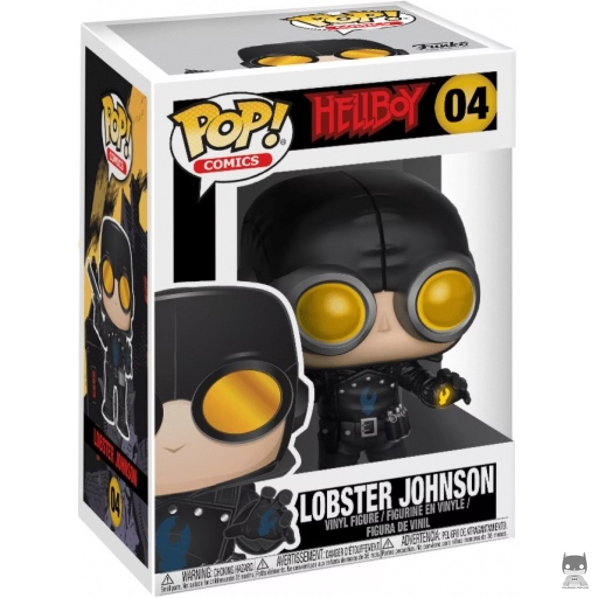 Figura Funko Pop! Lobster Johnson en su caja