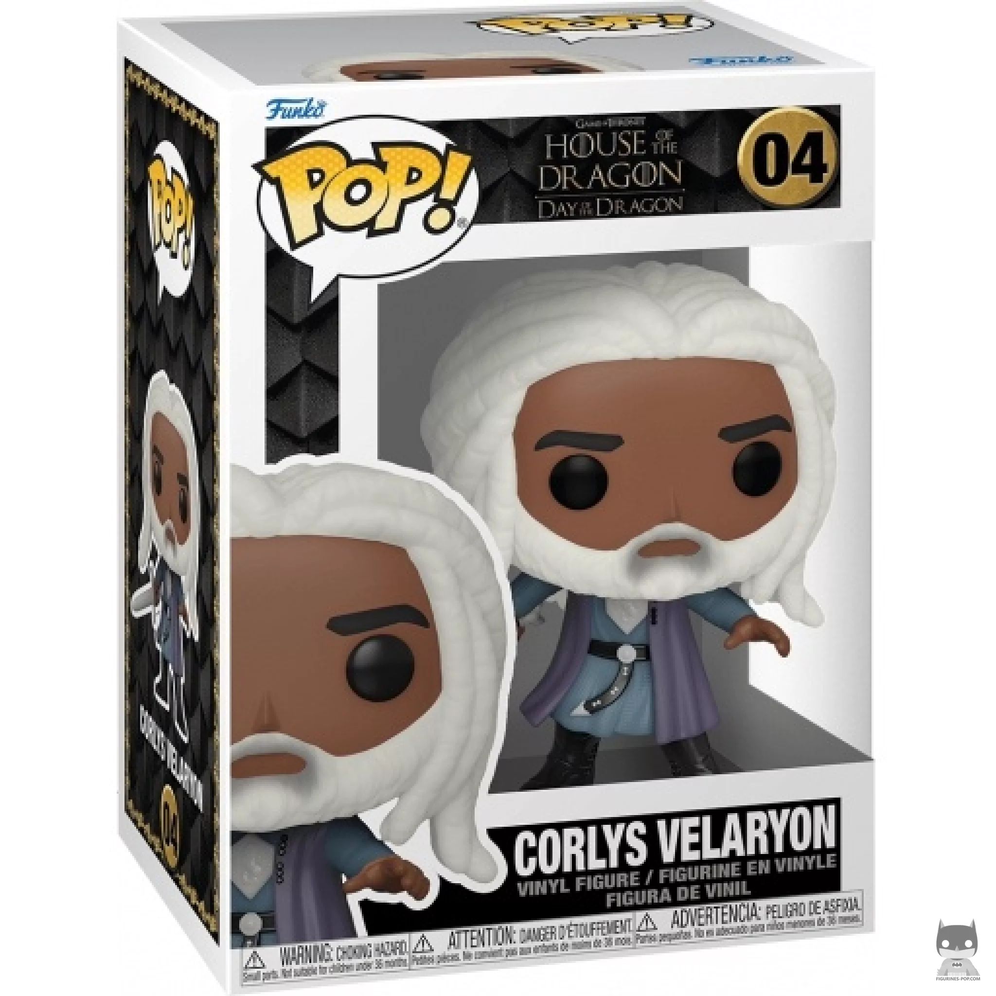 Figura Funko Pop! Corlys Velaryon en su caja