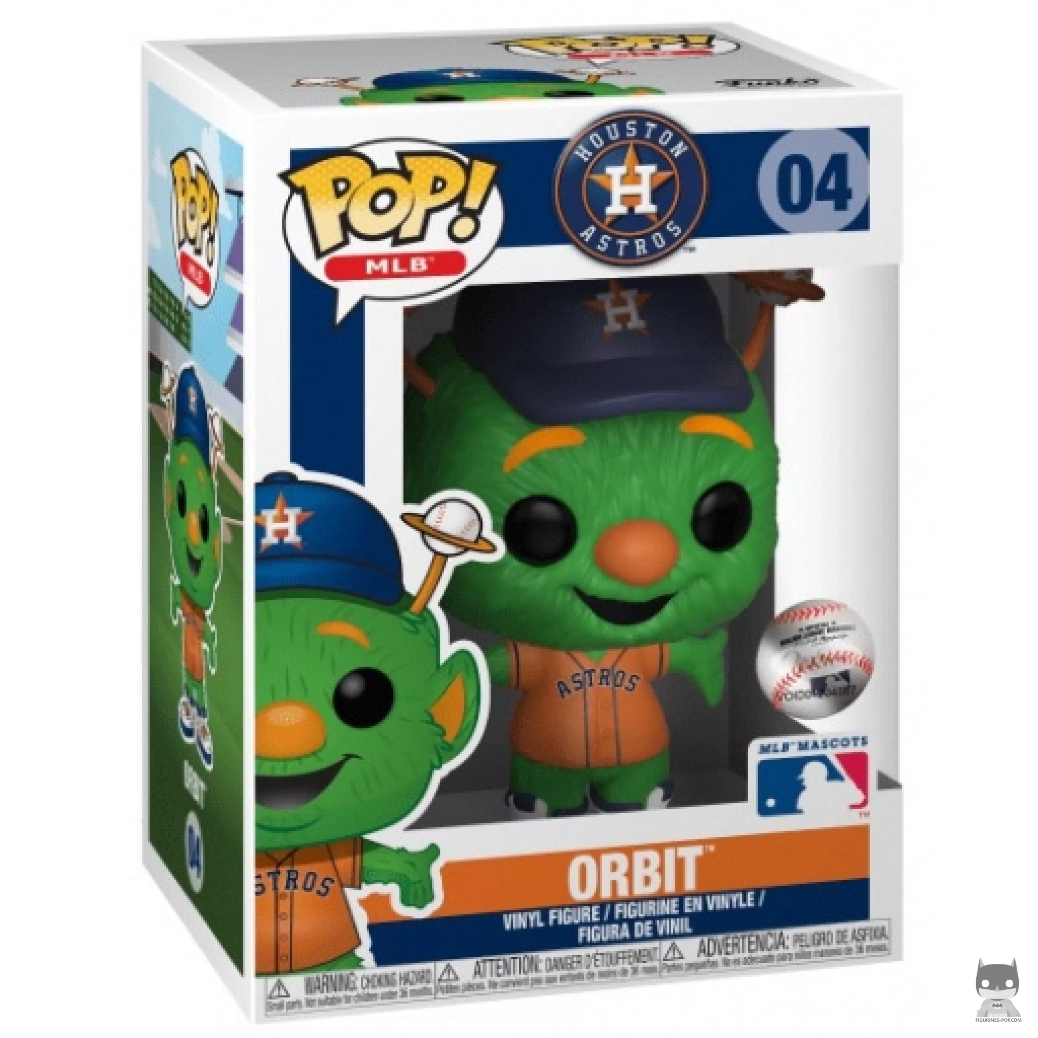 Figura Funko Pop! Orbit (Naranja) en su caja