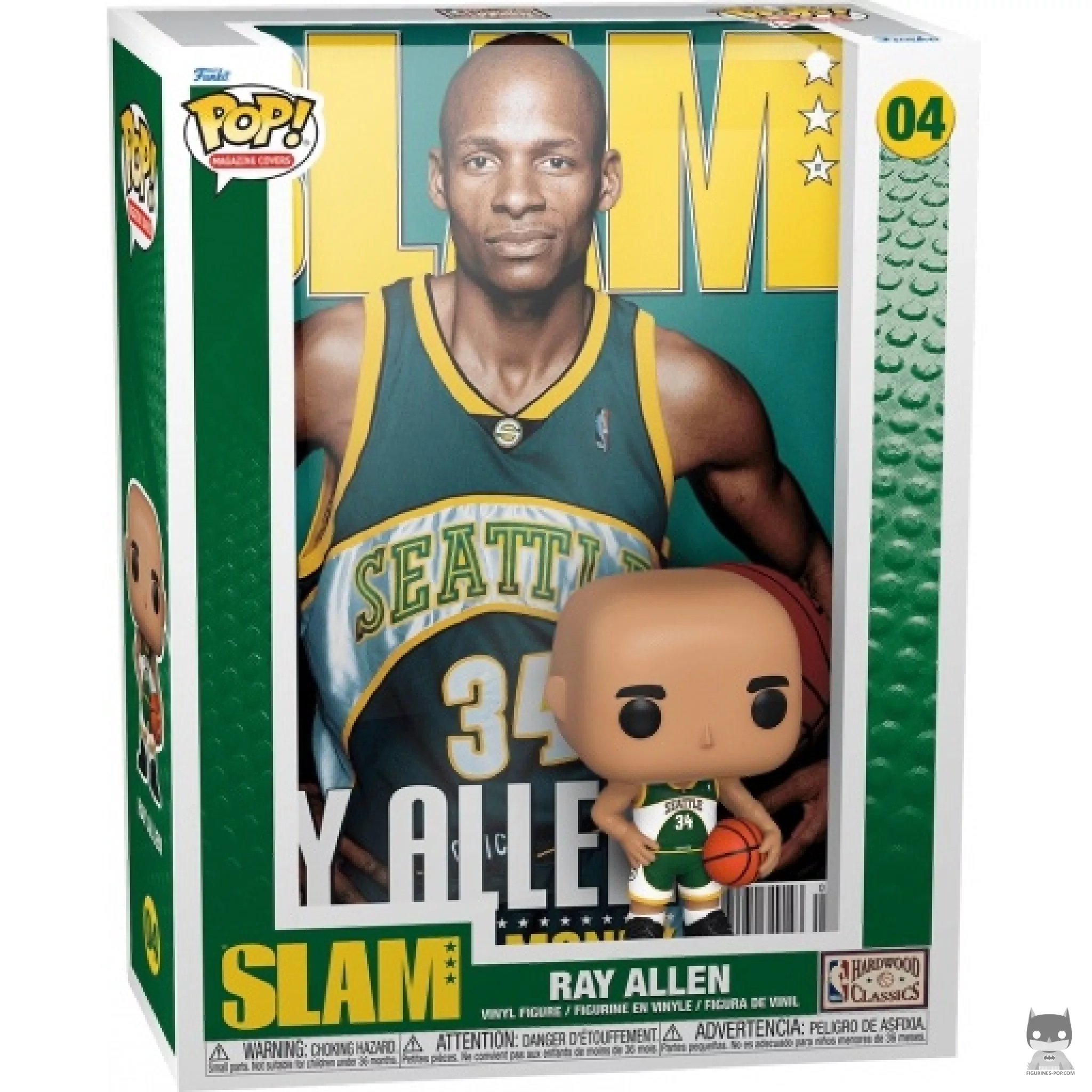 Figura Funko Pop! SLAM : Ray Allen en su caja