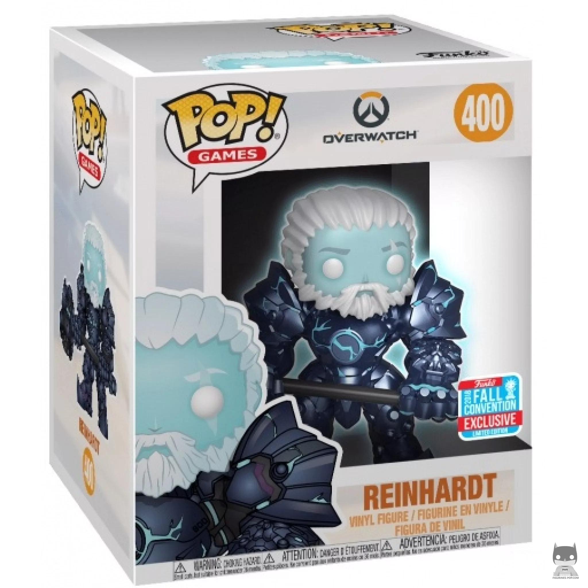Figura Funko Pop! Reinhardt (Aspecto Coldhardt) en su caja