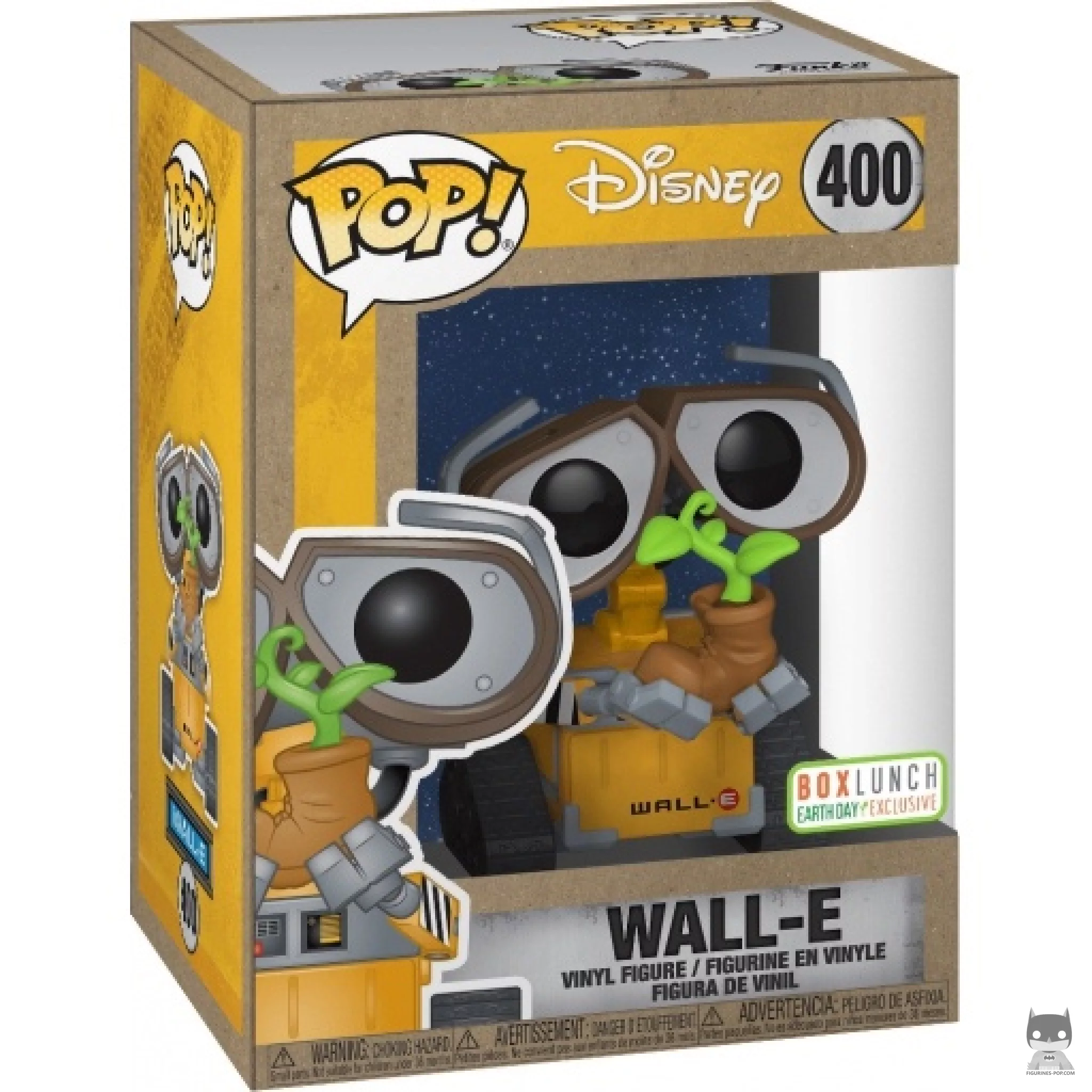 Figura Funko Pop! Wall-E Día de la Tierra en su caja