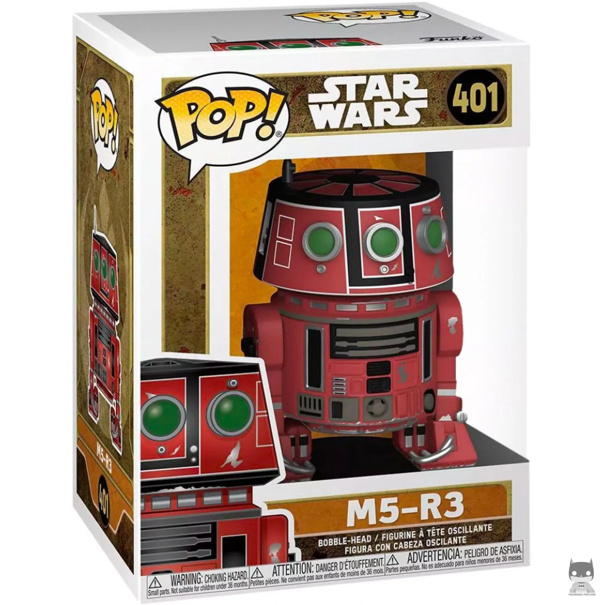Figura Funko Pop! M5-R3 en su caja