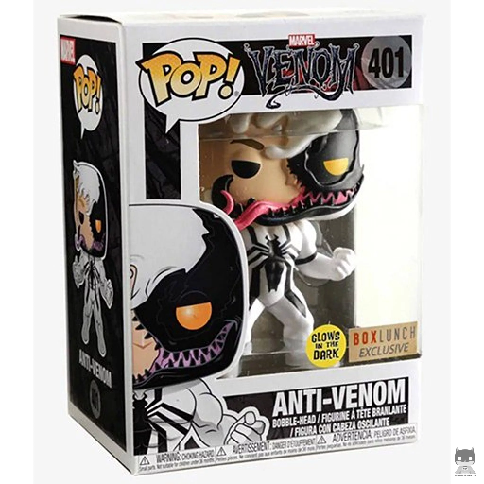 Figura Funko Pop! Anti-Venom (Eddie Brock) en su caja