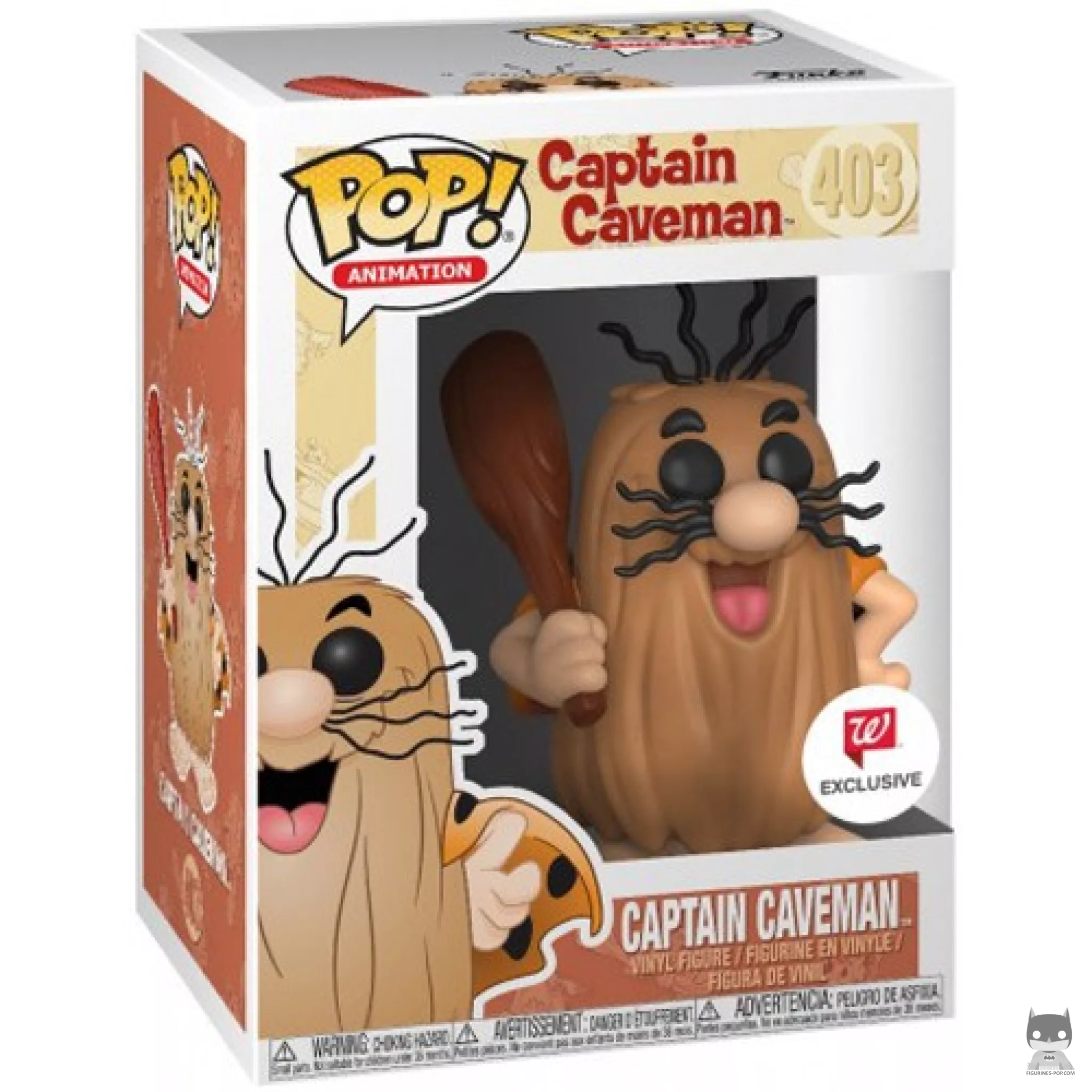 Figura Funko Pop! Capitán Cavernícola en su caja