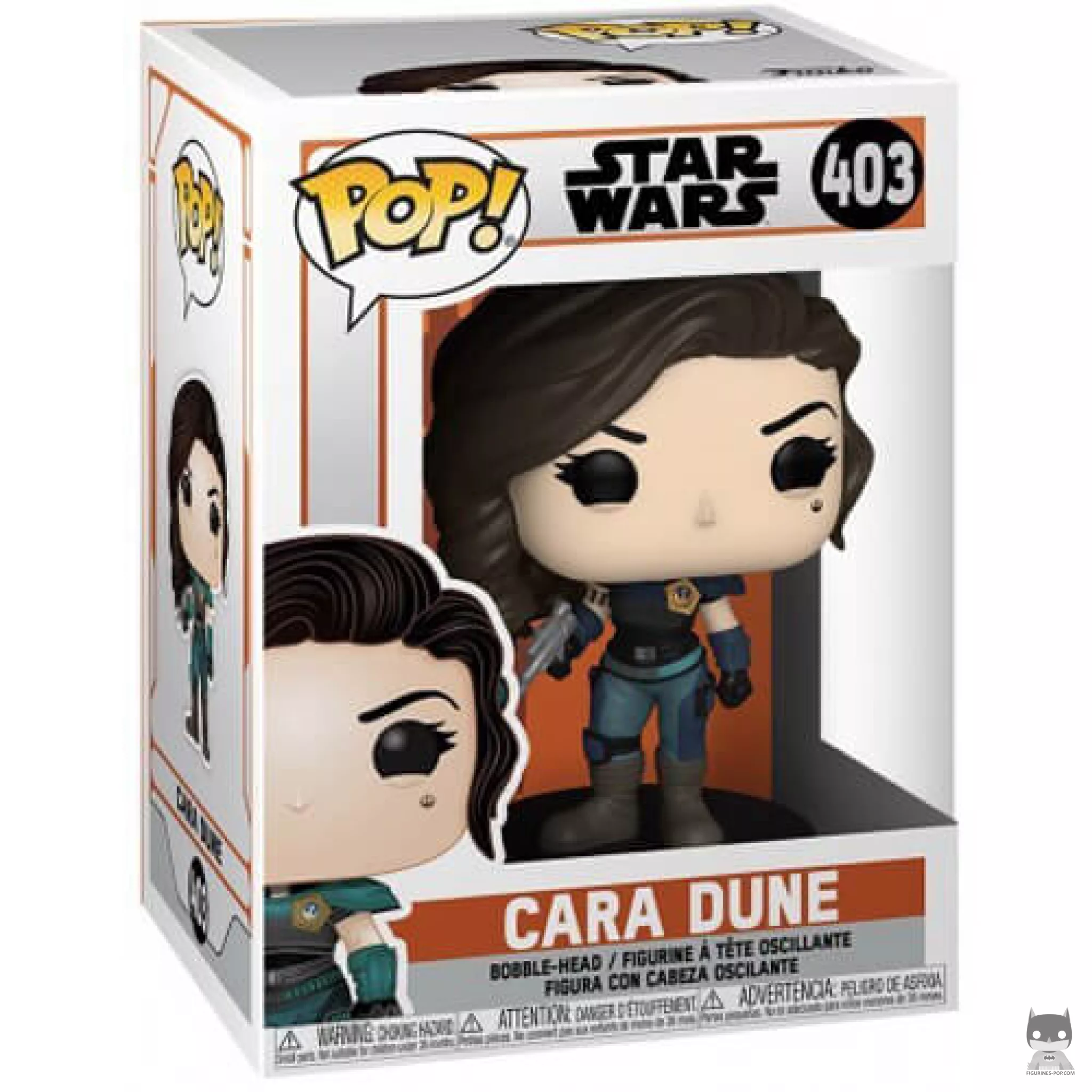 Figura Funko Pop! Cara Dune en su caja