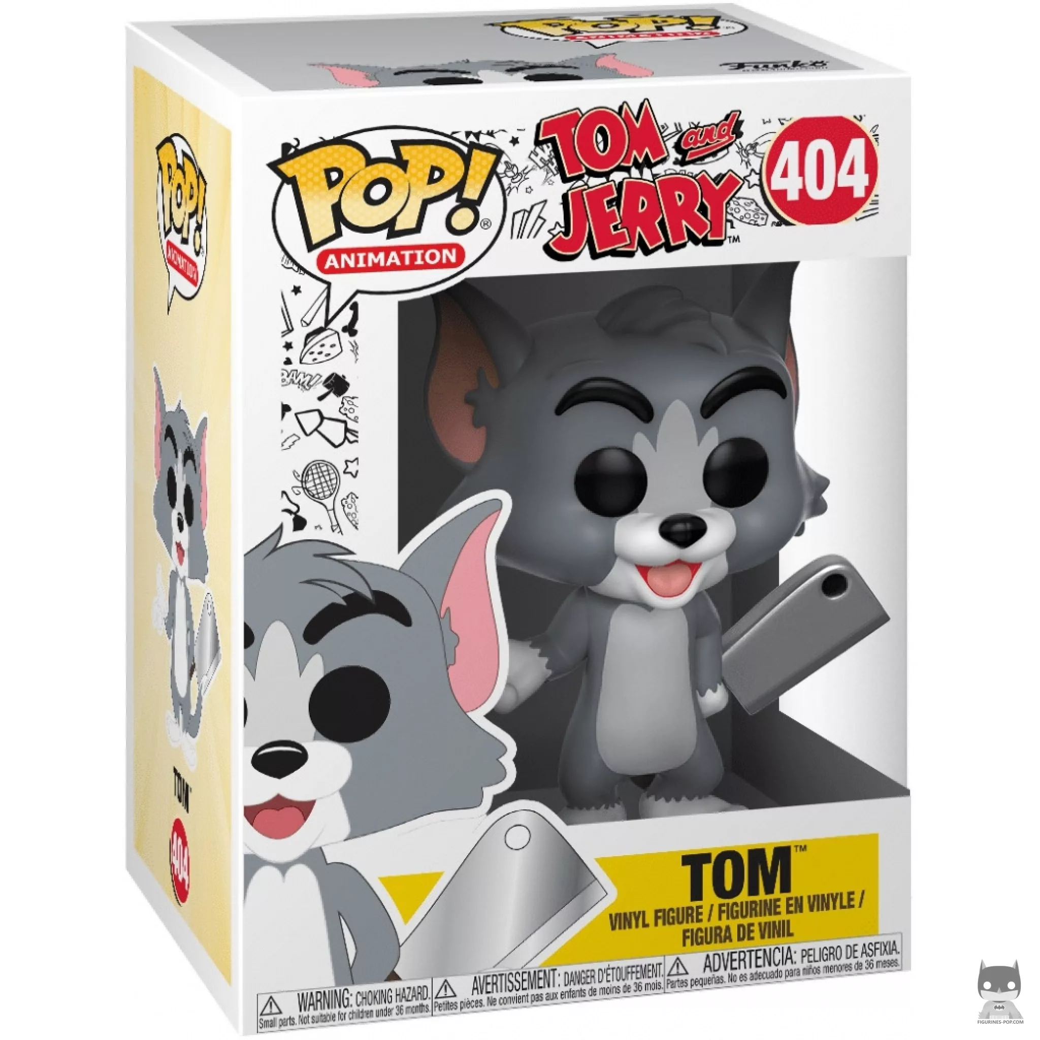 Figura Funko Pop! Tom con cuchillo de carnicero en su caja