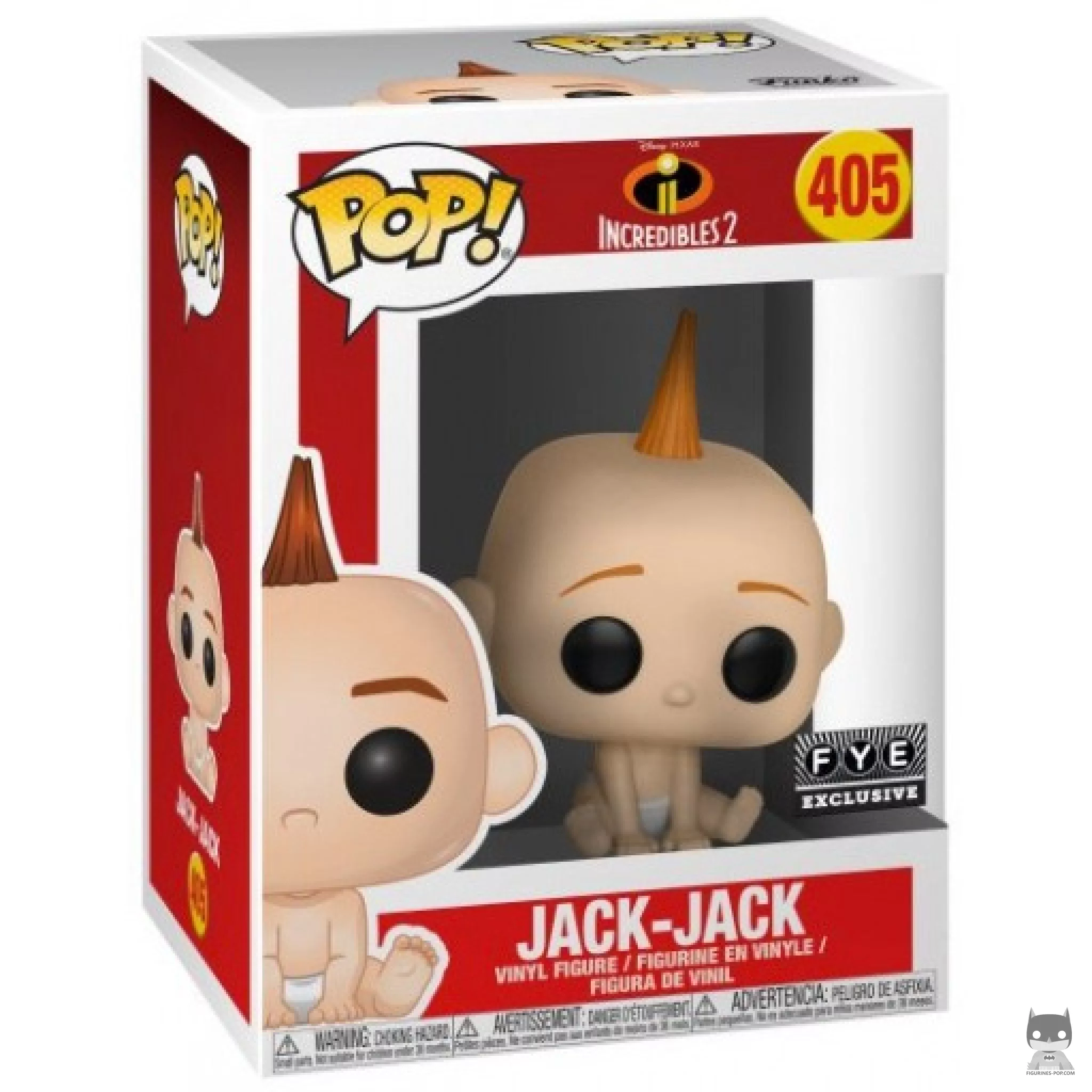 Figura Funko Pop! Jack-Jack en pañal en su caja