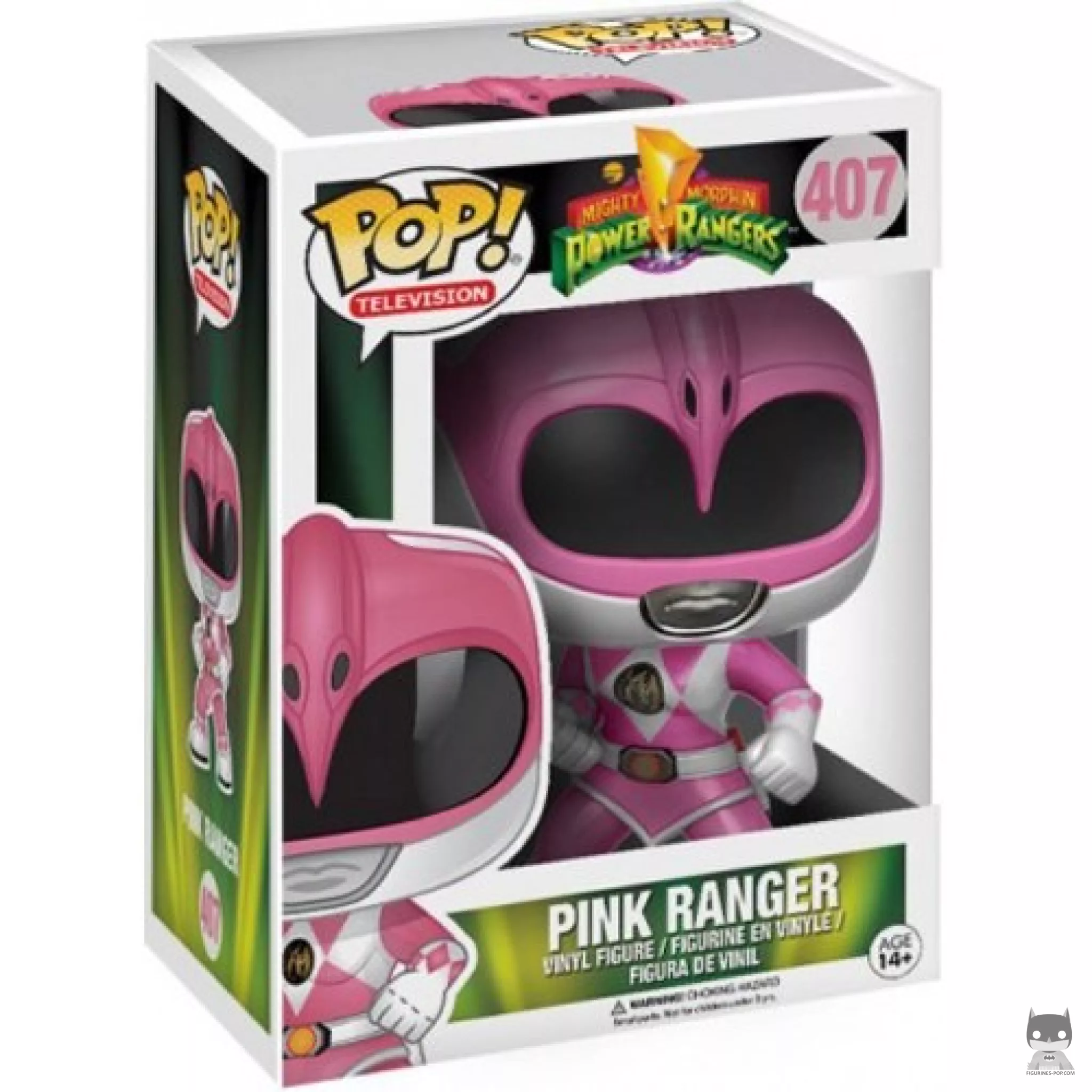 Figura Funko Pop! Ranger Rosa en su caja