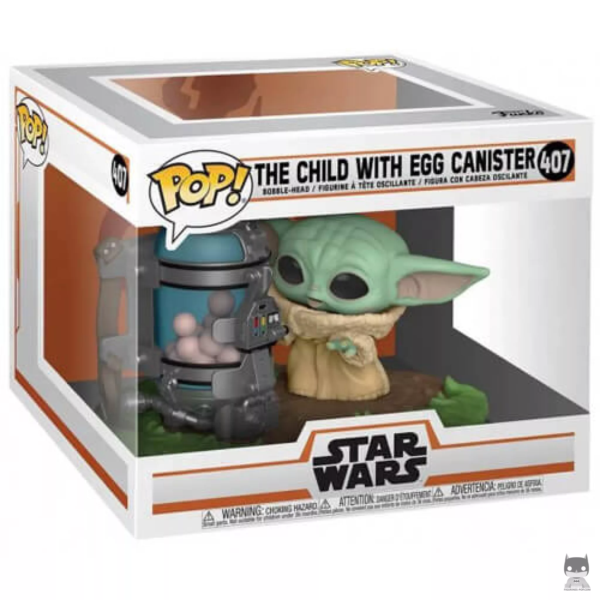 Figura Funko Pop! El Niño con el contenedor de huevos en su caja