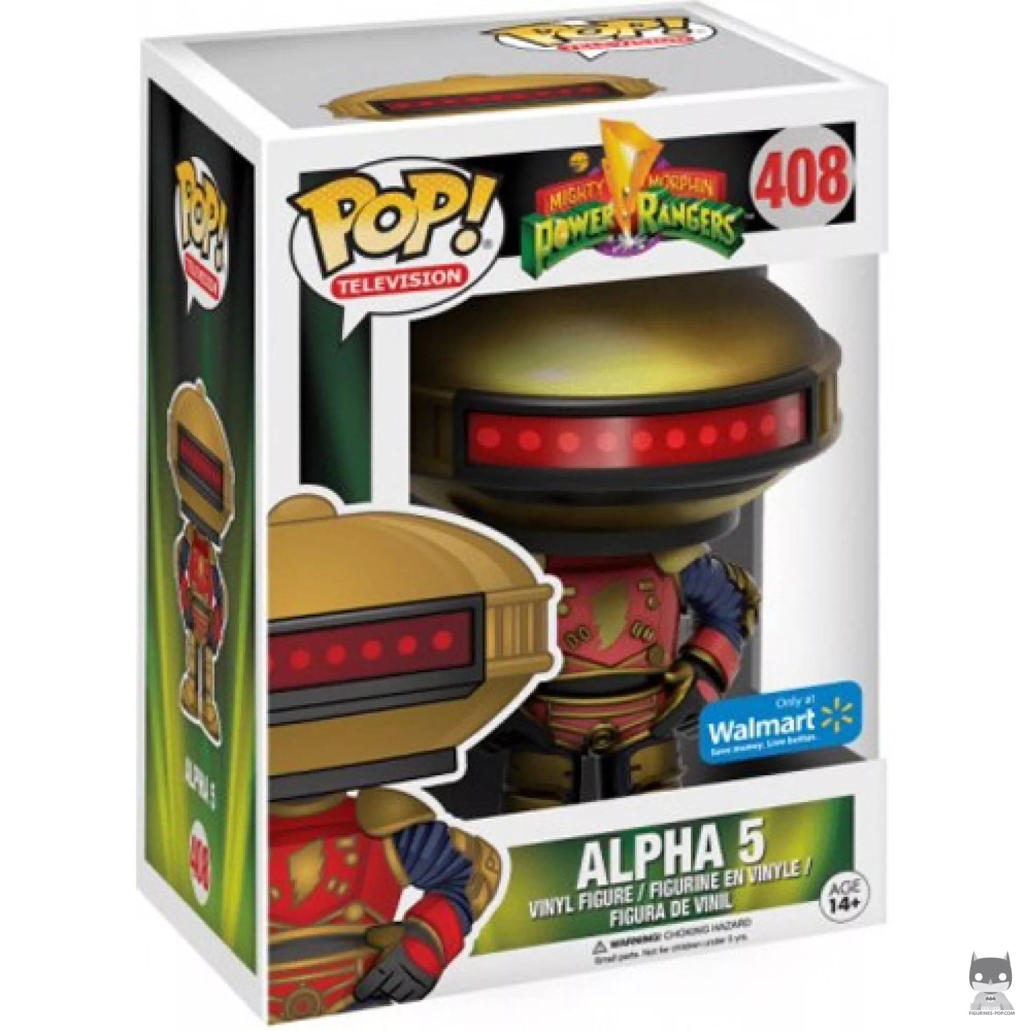 Figura Funko Pop! Alpha 5 (Brazos azules) en su caja