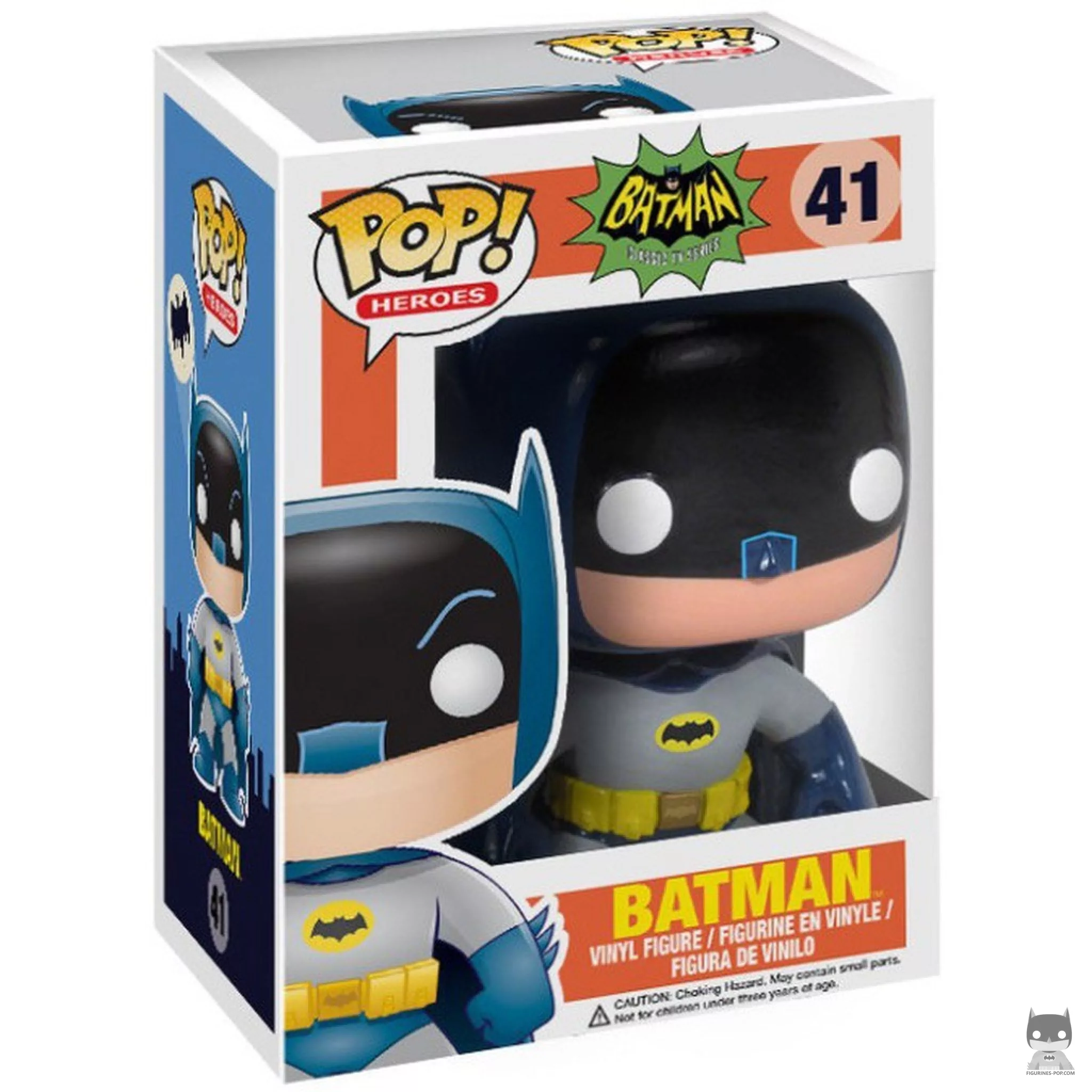 Figura Funko Pop! Batman (Azul y morado) en su caja