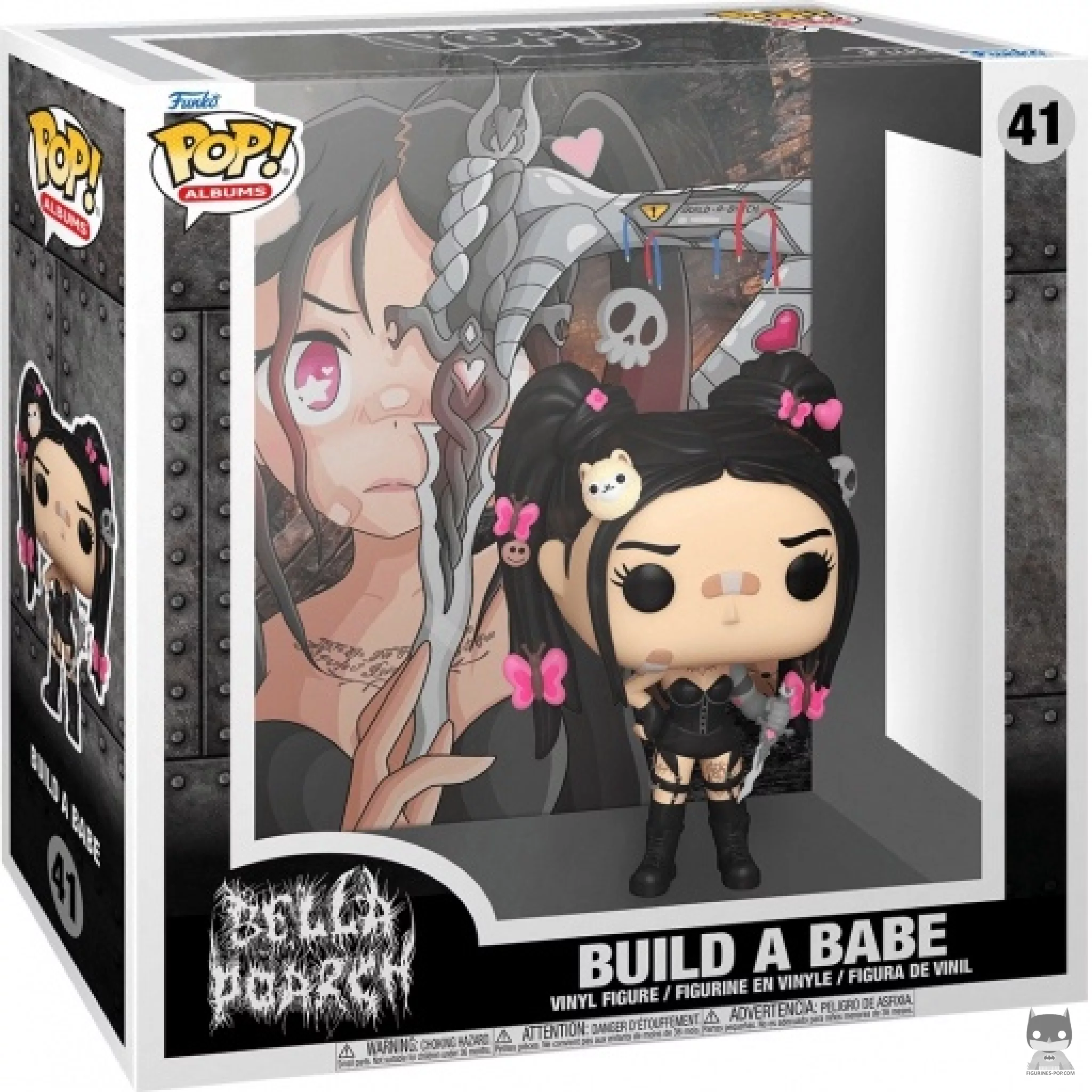 Figura Funko Pop! Bella Poarch: Build A Babe en su caja