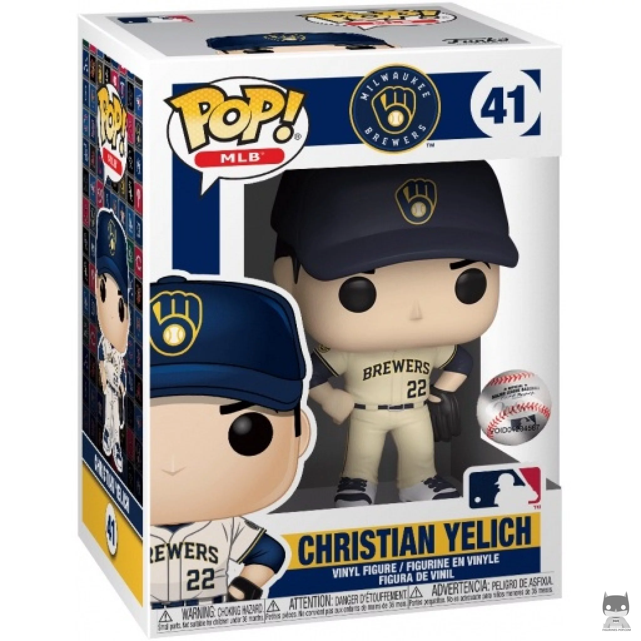 Figura Funko Pop! Christian Yelich en su caja