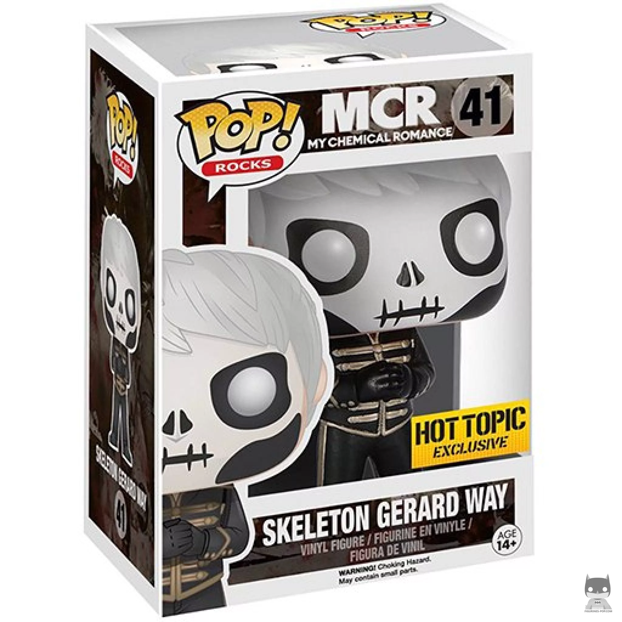 Figura Funko Pop! Gerard Way (Esqueleto) en su caja