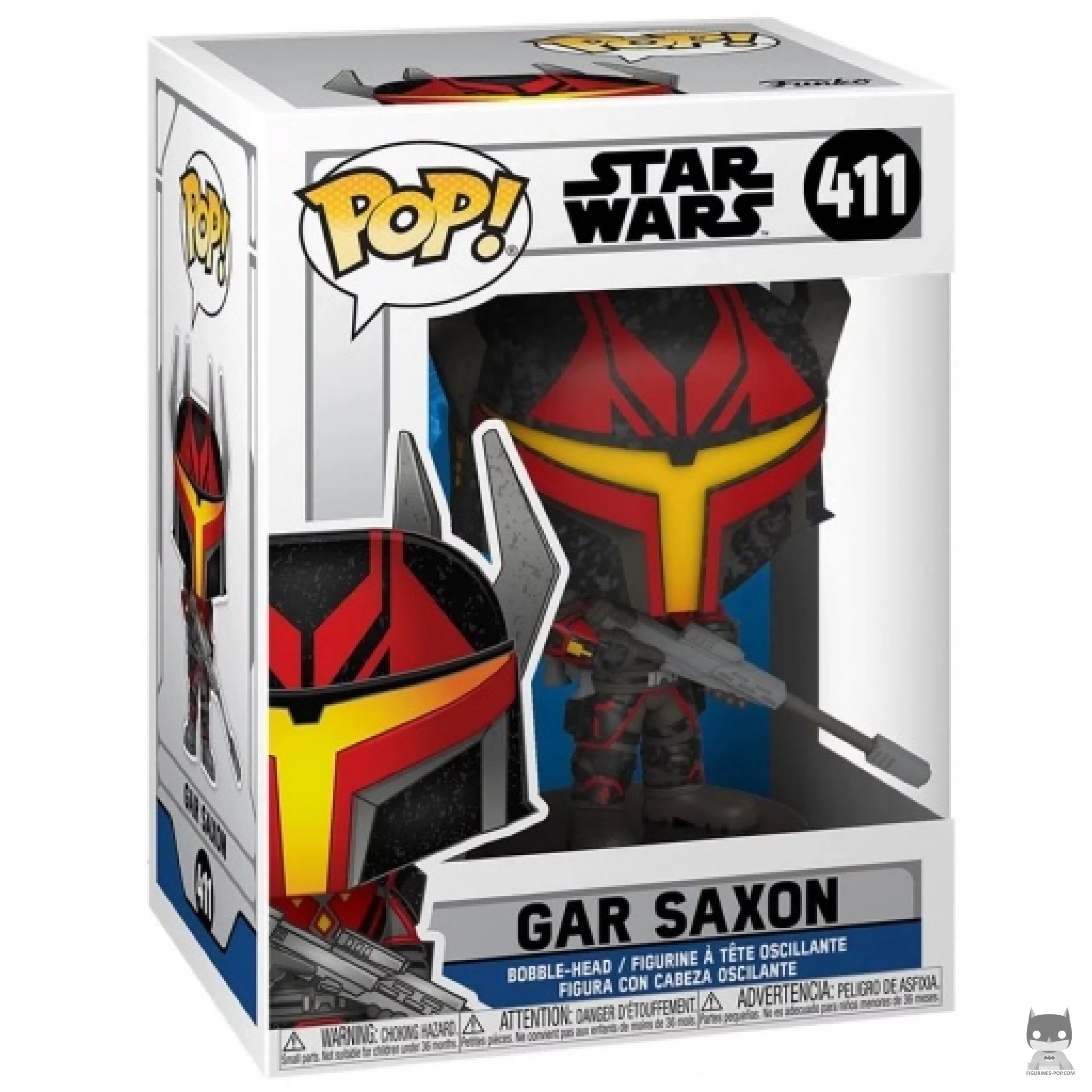 Figura Funko Pop! Gar Saxon en su caja