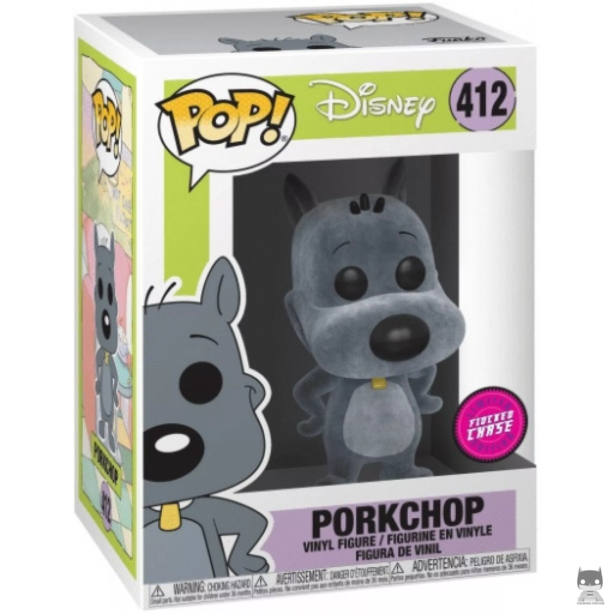 Figura Funko Pop! Costilla (Flocado) (Chase) en su caja