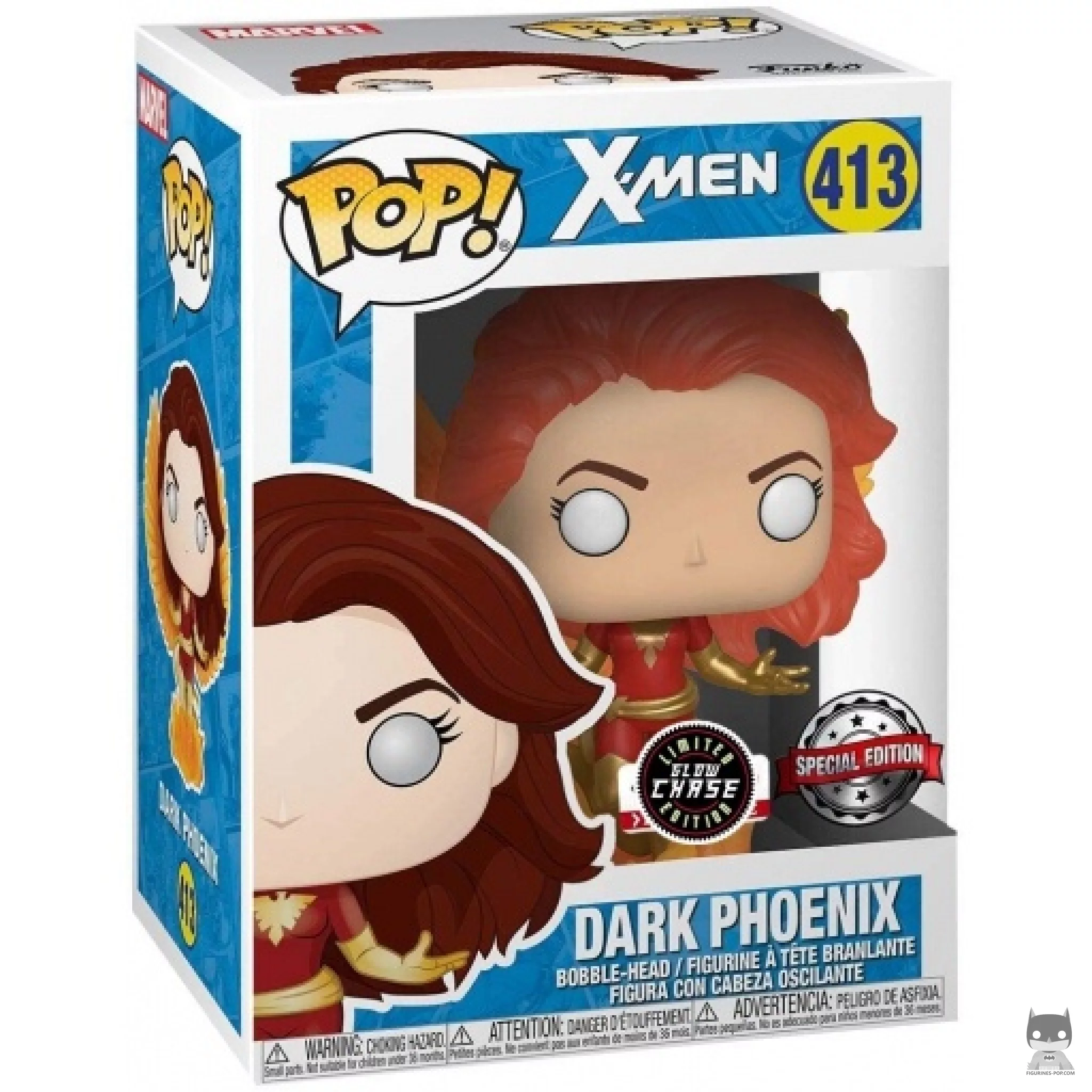 Figura Funko Pop! Fénix Oscura (Chase) en su caja