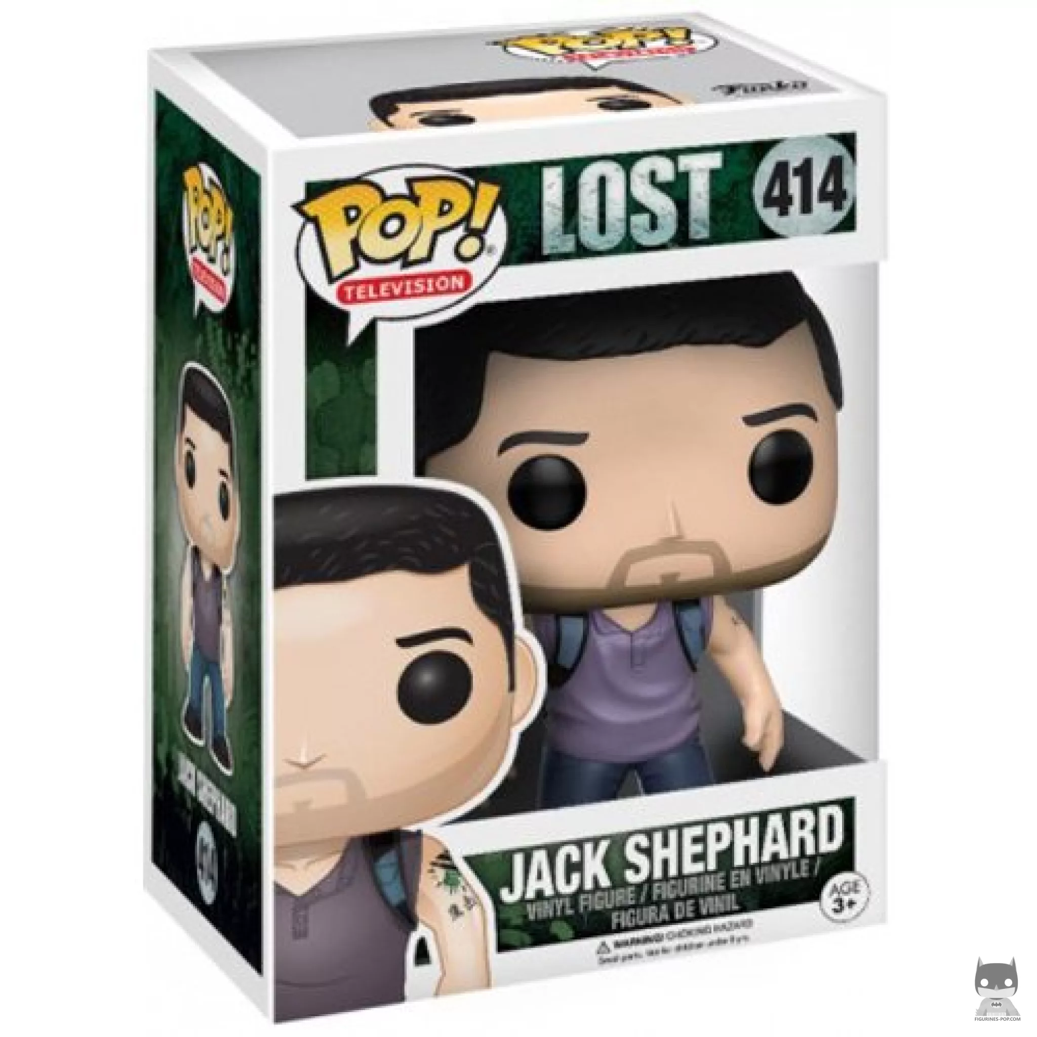 Figura Funko Pop! Jack Shephard en su caja