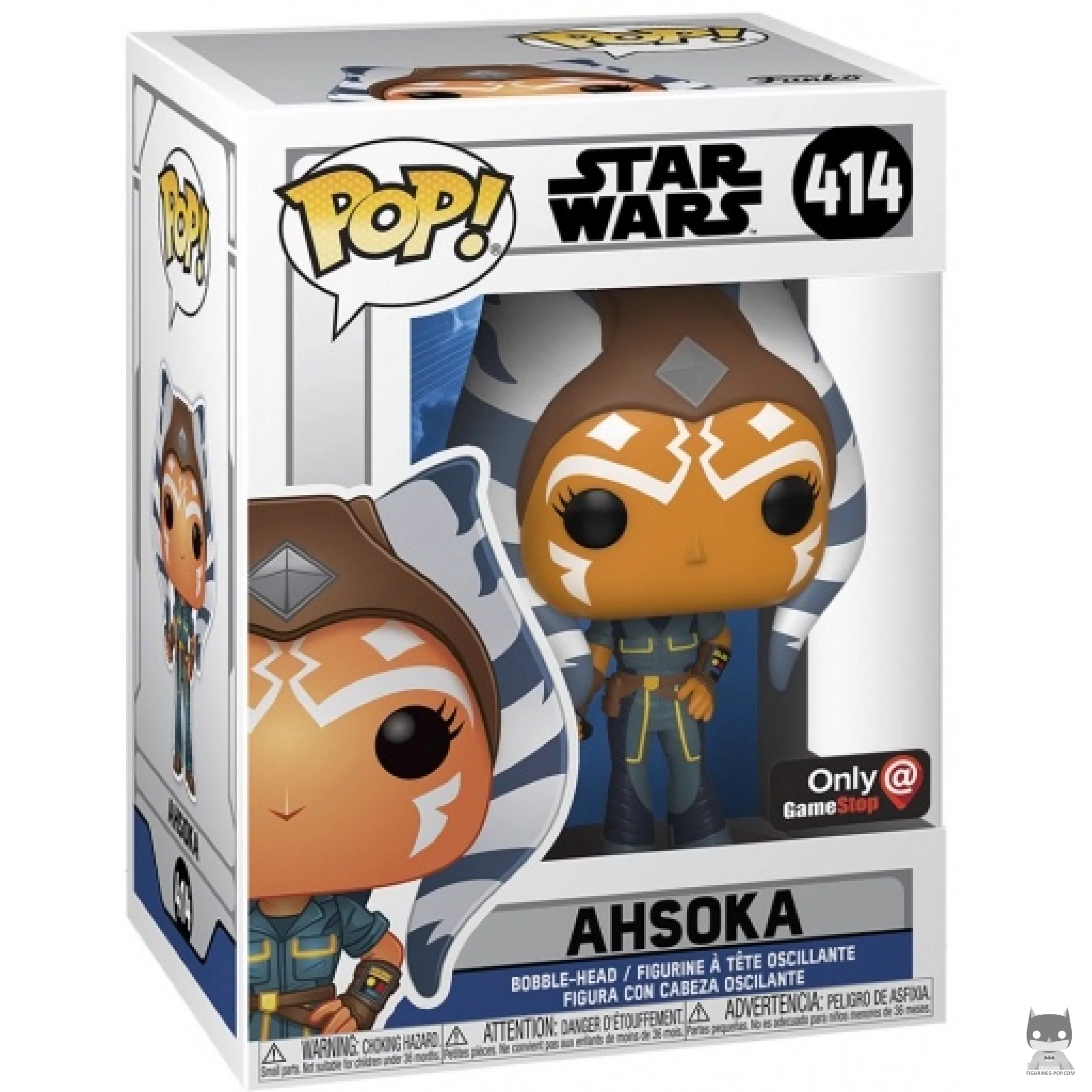 Figura Funko Pop! Ahsoka en su caja
