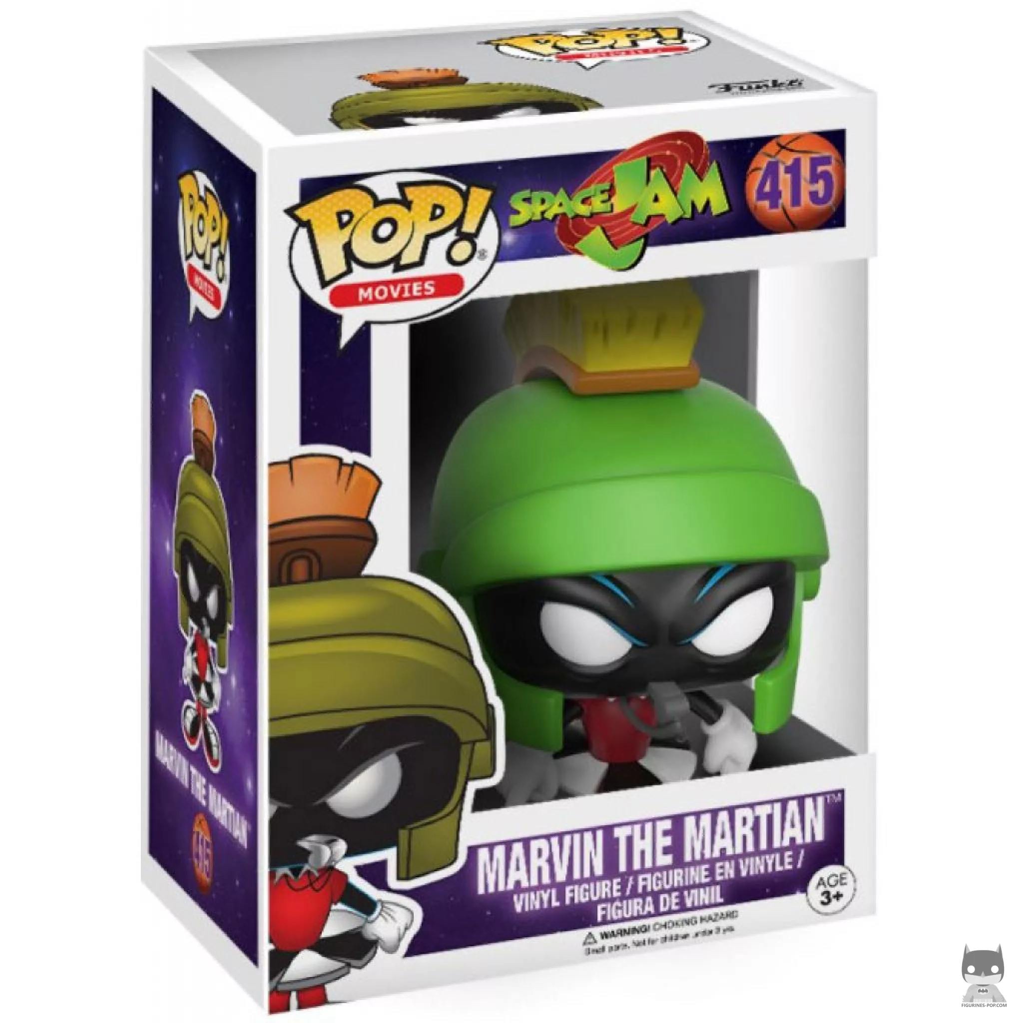 Figura Funko Pop! Marvin el Marciano en su caja
