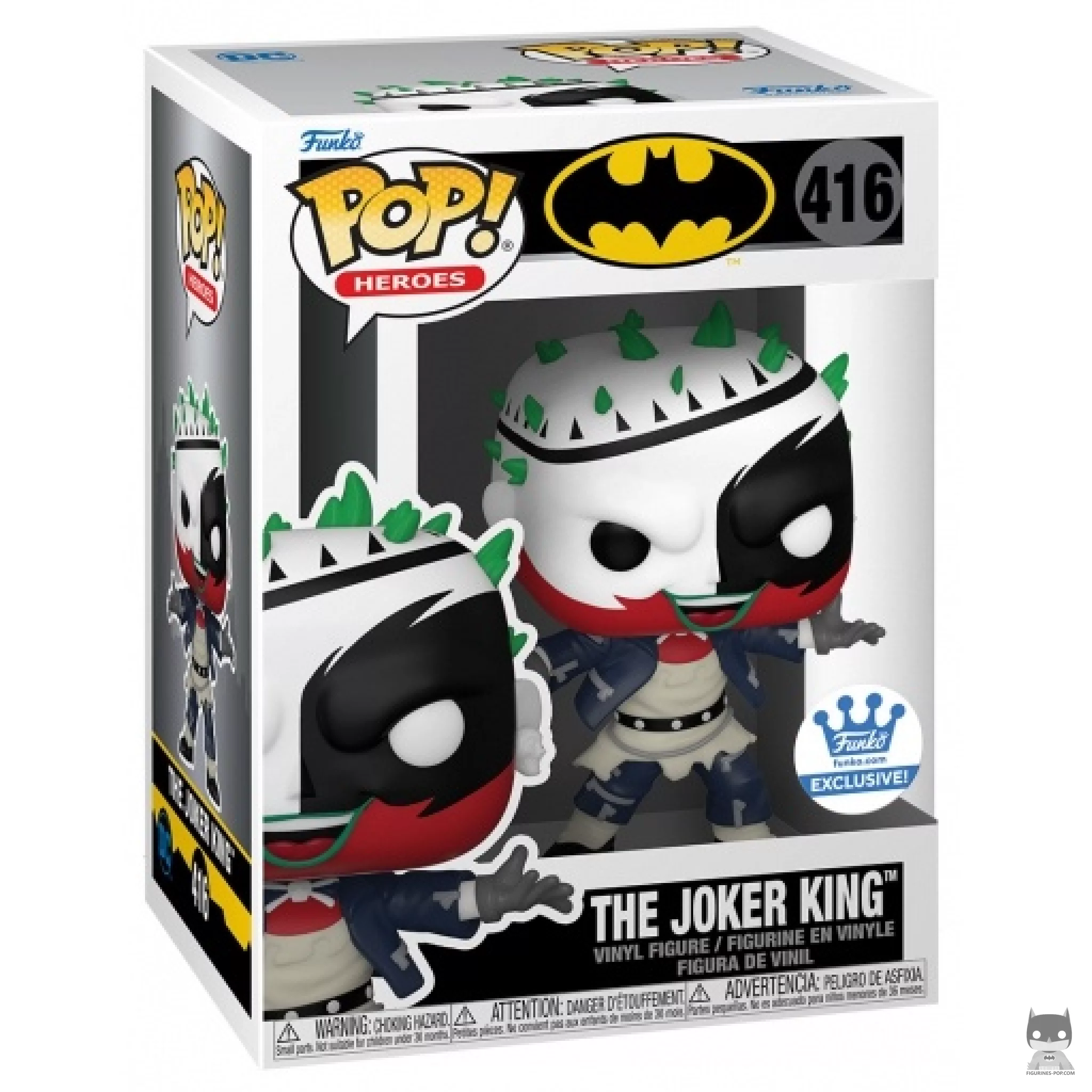 Figura Funko Pop! The Joker King en su caja